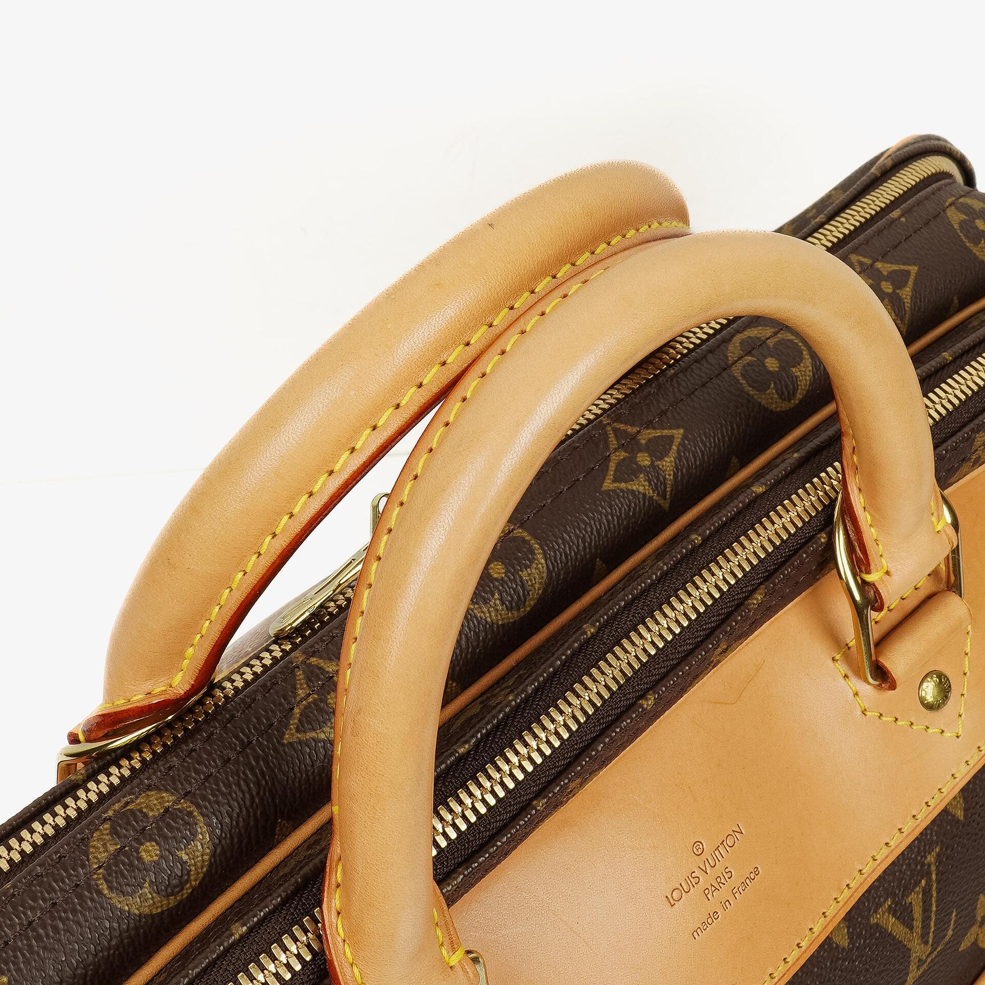 Louis Vuitton Alizé 45 Reisetasche mit zwei Fächern aus Monogram Canvas