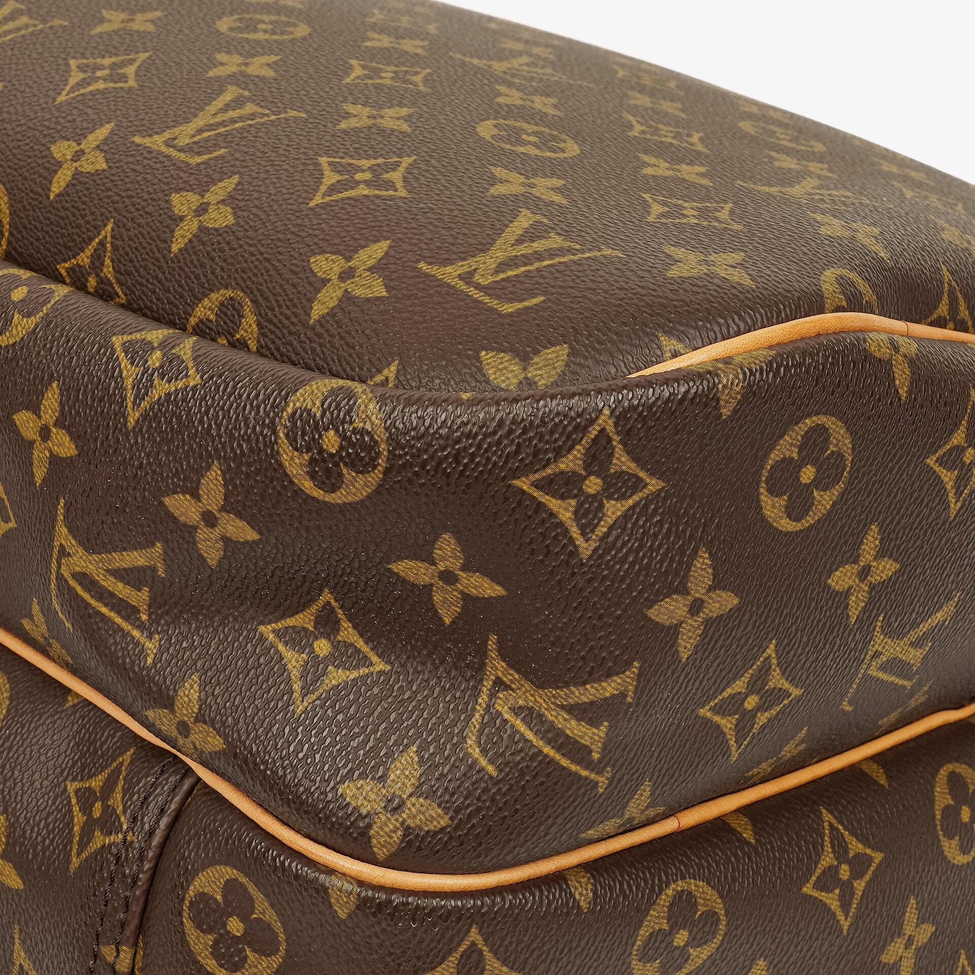Louis Vuitton Alizé 45 Reisetasche mit zwei Fächern aus Monogram Canvas