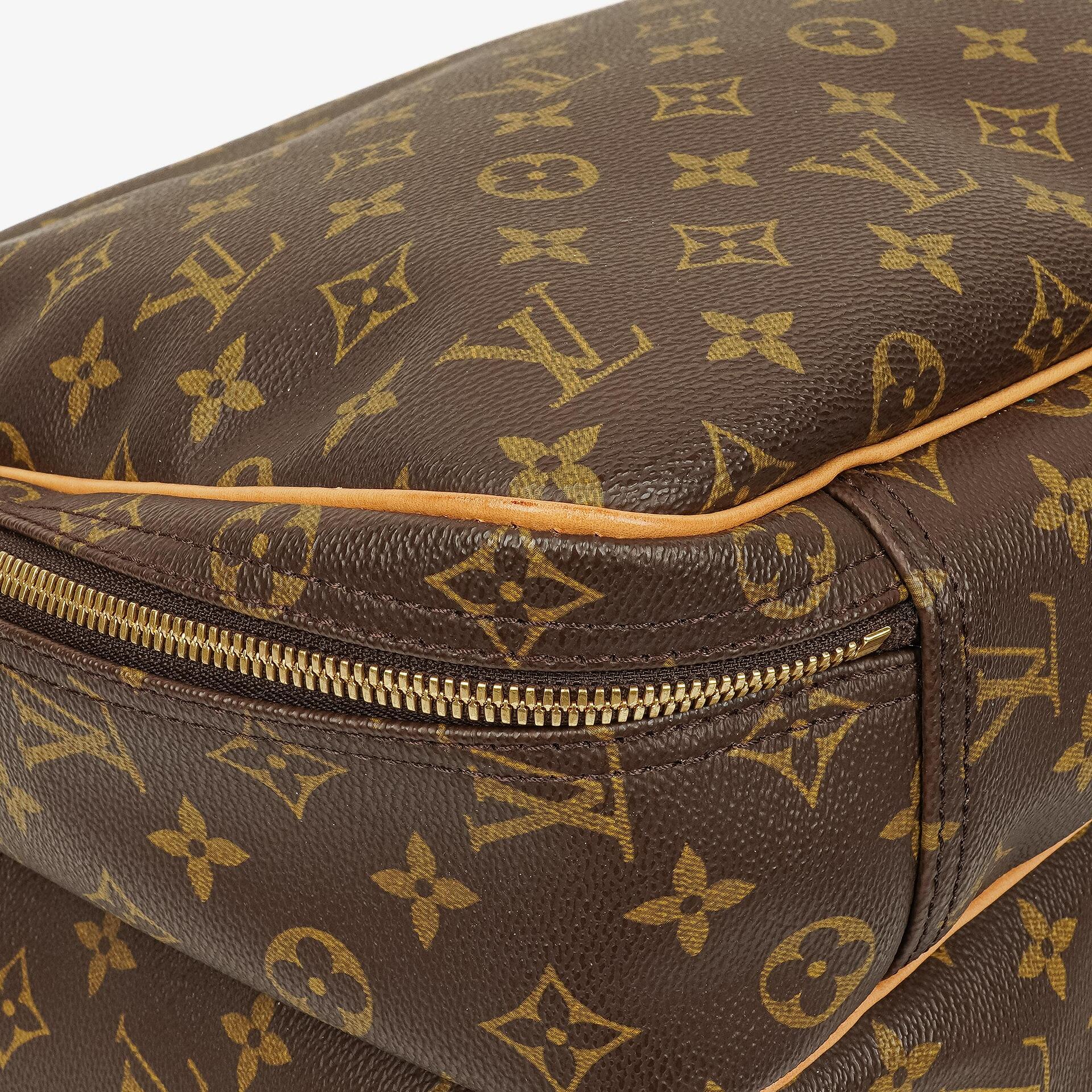Louis Vuitton Alizé 45 Reisetasche mit zwei Fächern aus Monogram Canvas