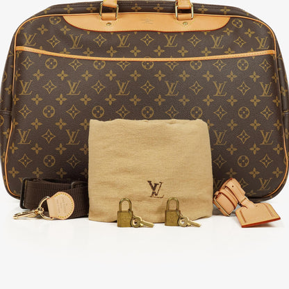 Louis Vuitton Alizé 45 Reisetasche mit zwei Fächern aus Monogram Canvas