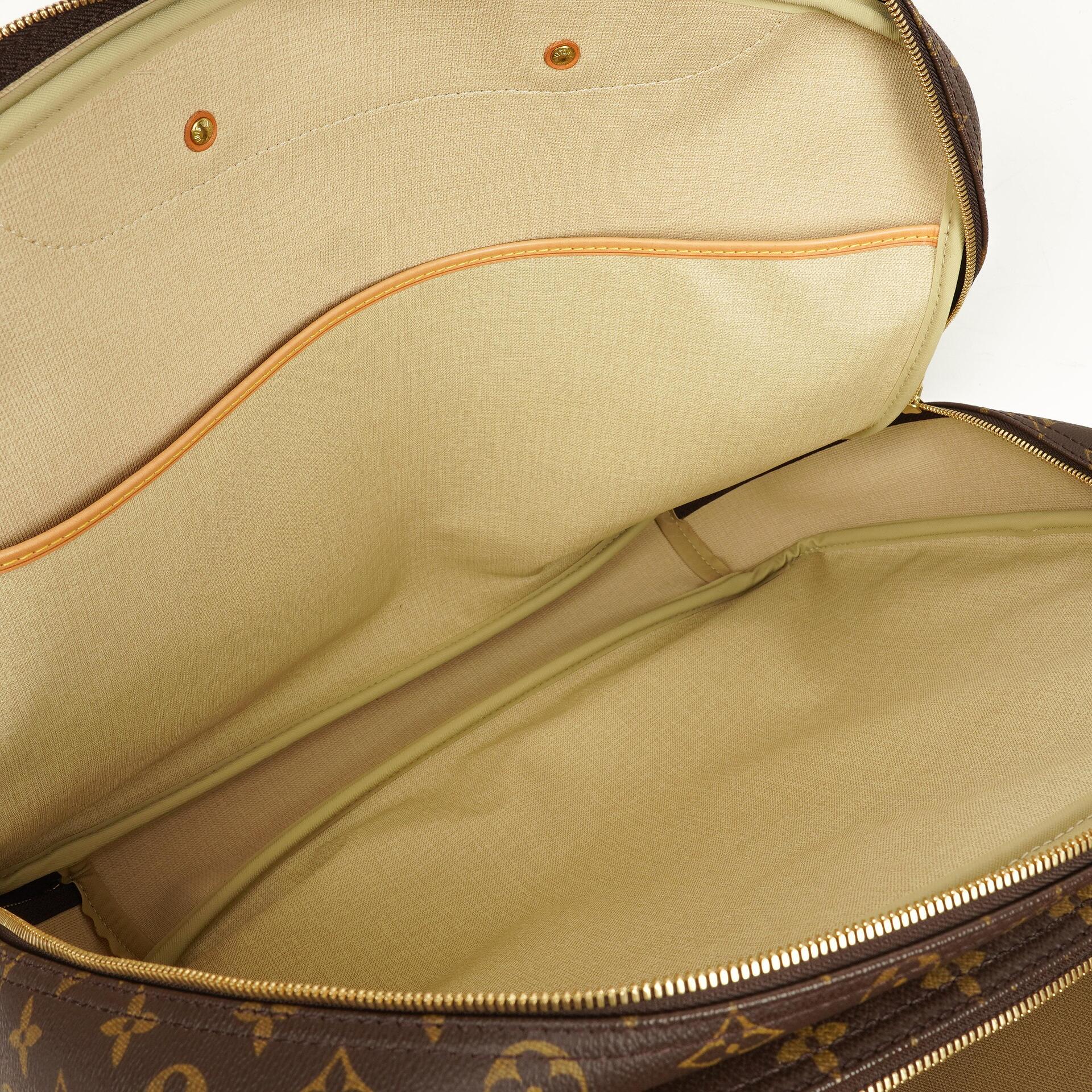Louis Vuitton Alizé 45 Reisetasche mit zwei Fächern aus Monogram Canvas