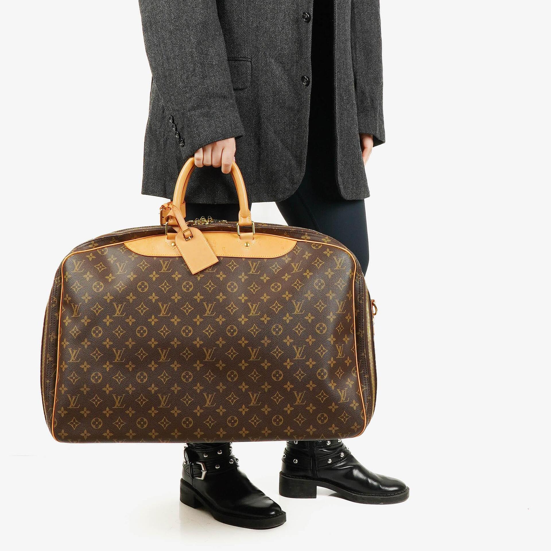 Louis Vuitton Alize 55 Monogram beschichtete Canvas Reisetasche