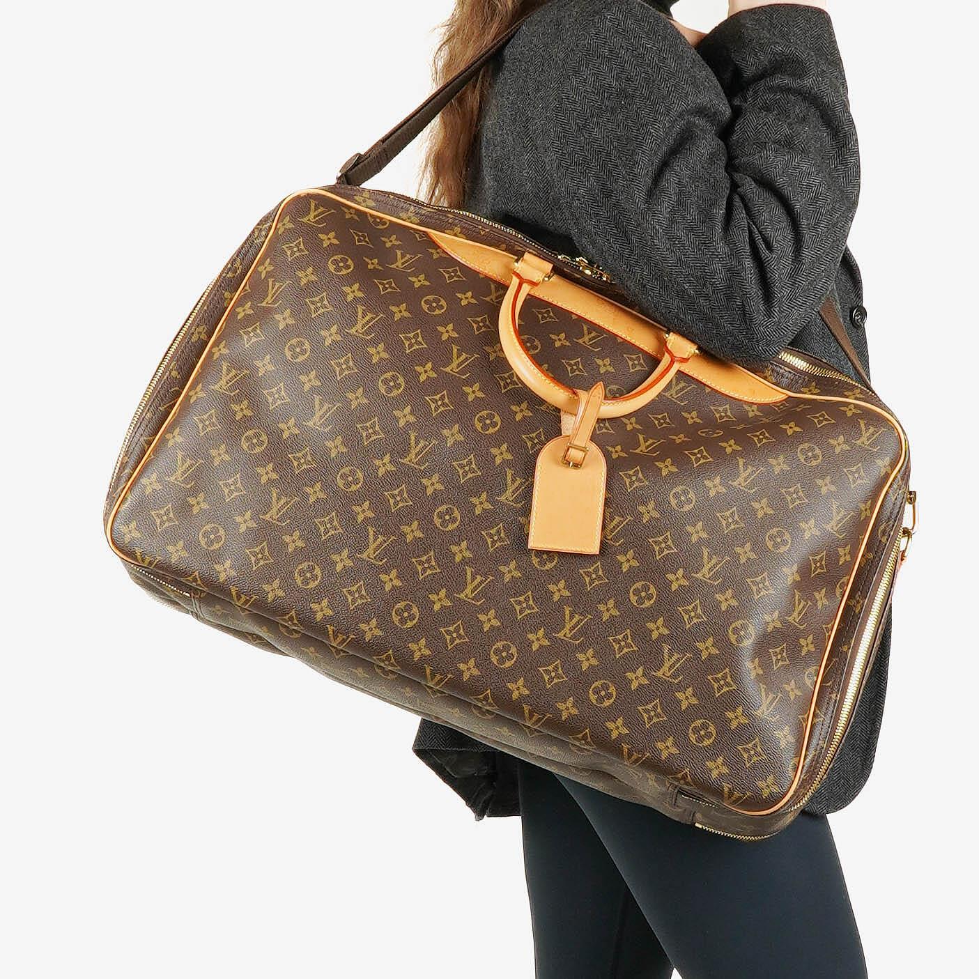 Louis Vuitton Alize 55 Monogram beschichtete Canvas Reisetasche