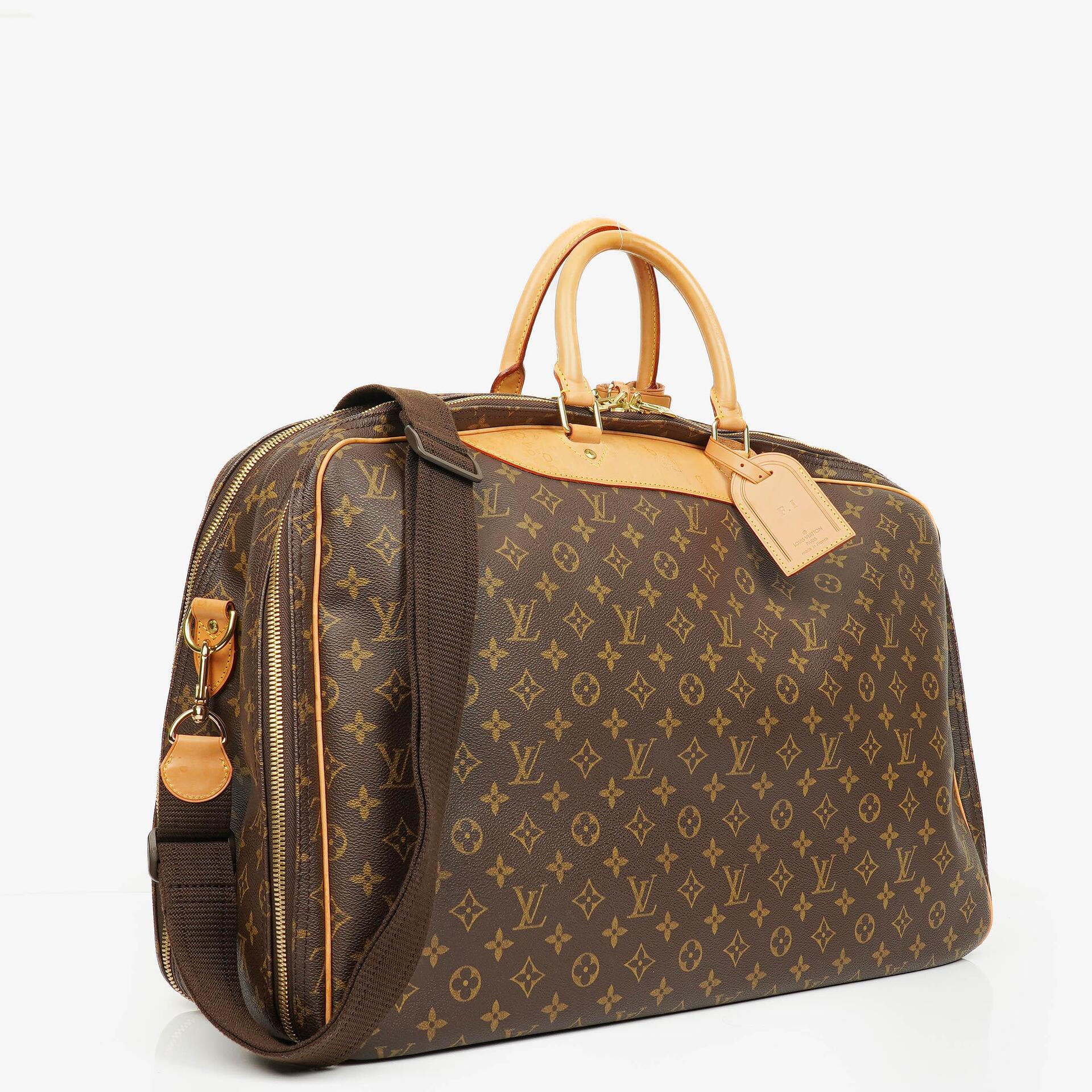 Louis Vuitton Alize 55 Monogram beschichtete Canvas Reisetasche