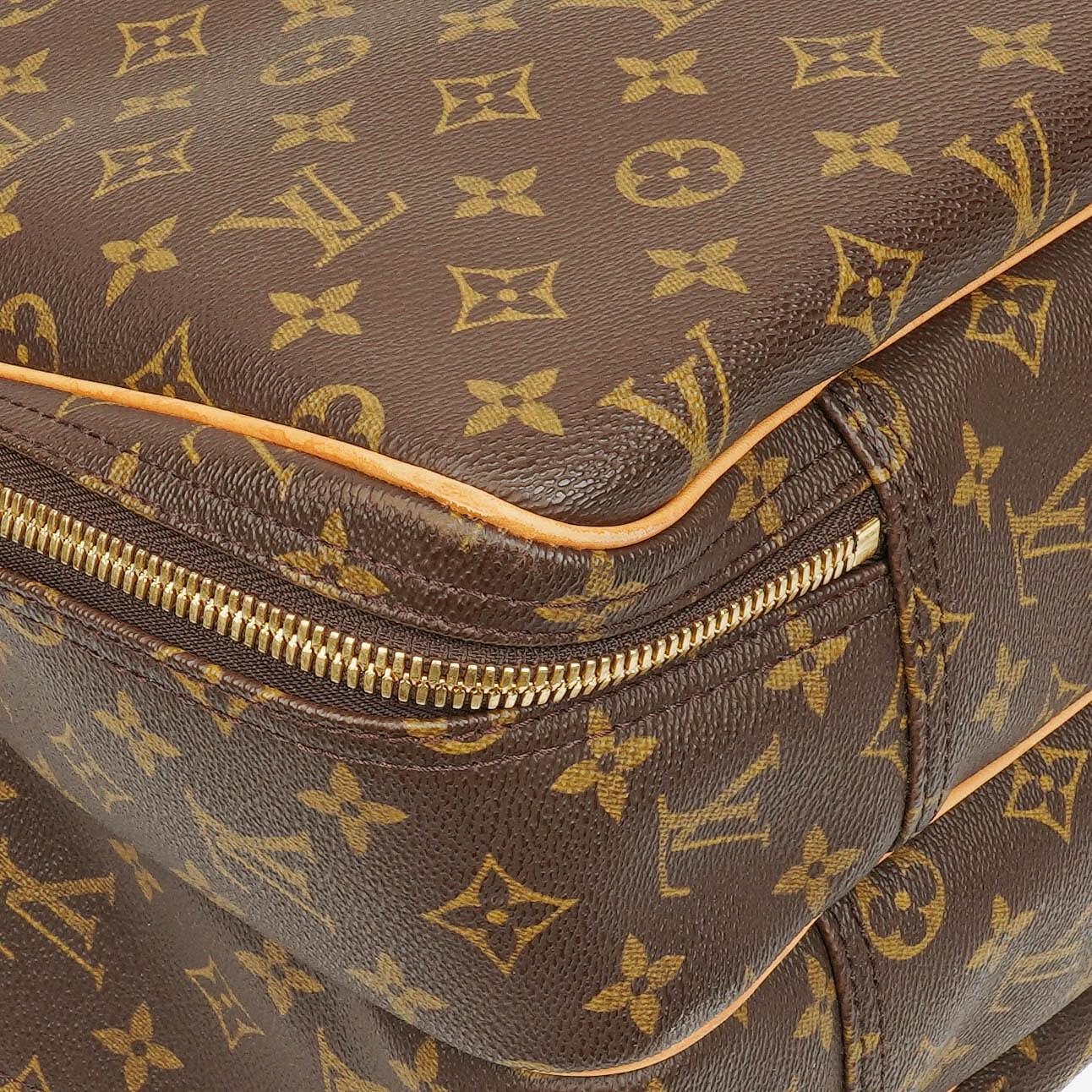 Louis Vuitton Alize 55 Monogram beschichtete Canvas Reisetasche
