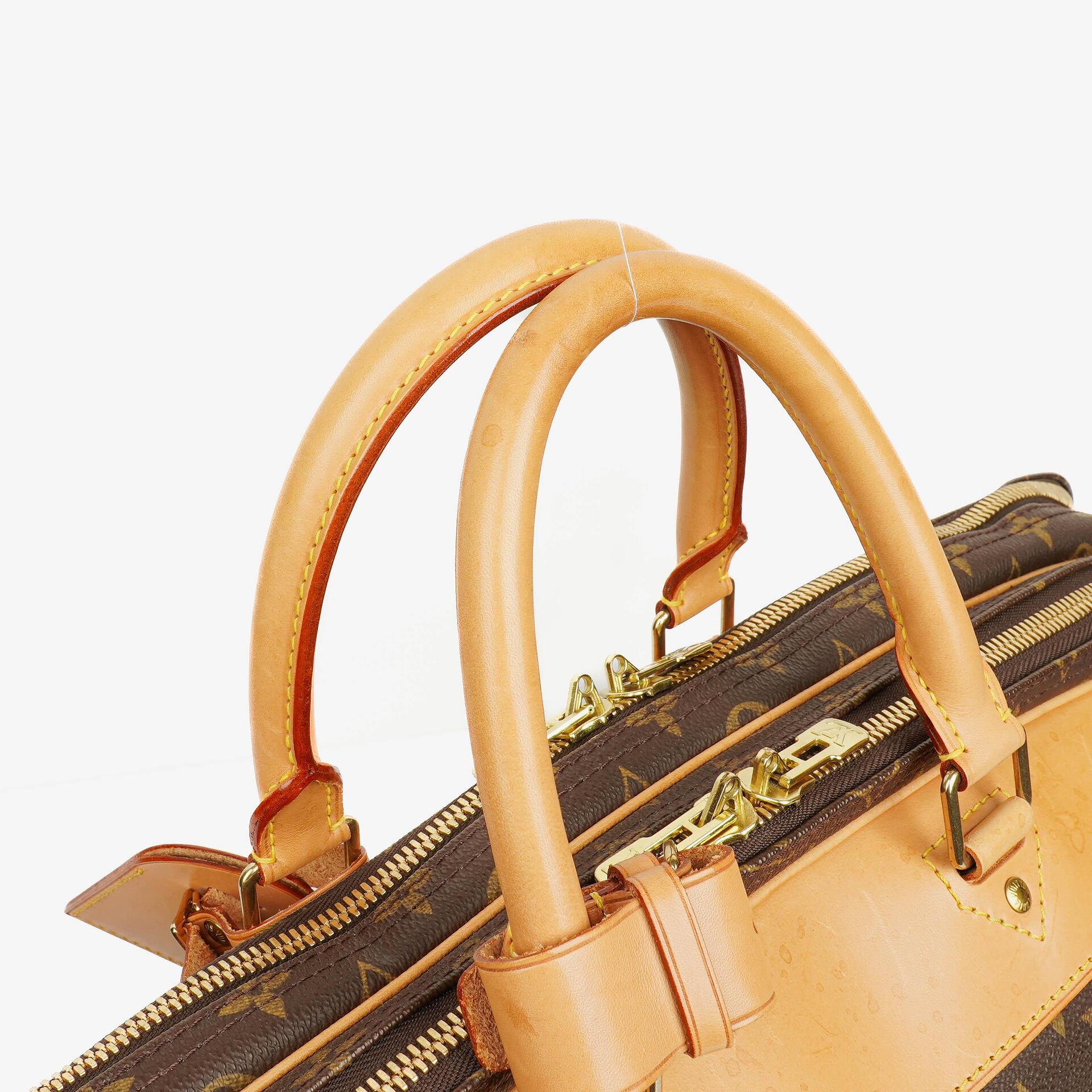 Louis Vuitton Alize 55 Monogram beschichtete Canvas Reisetasche