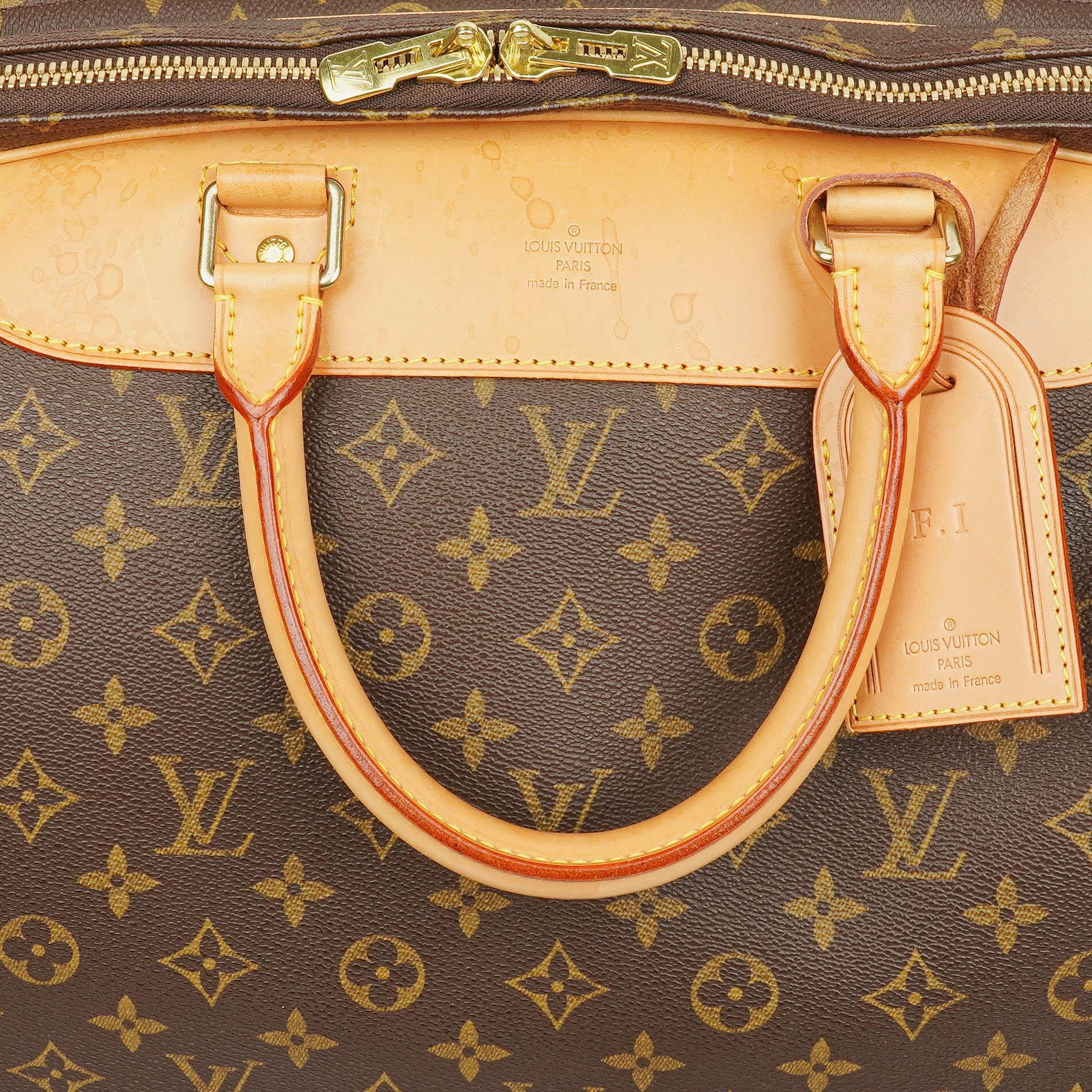 Louis Vuitton Alize 55 Monogram beschichtete Canvas Reisetasche