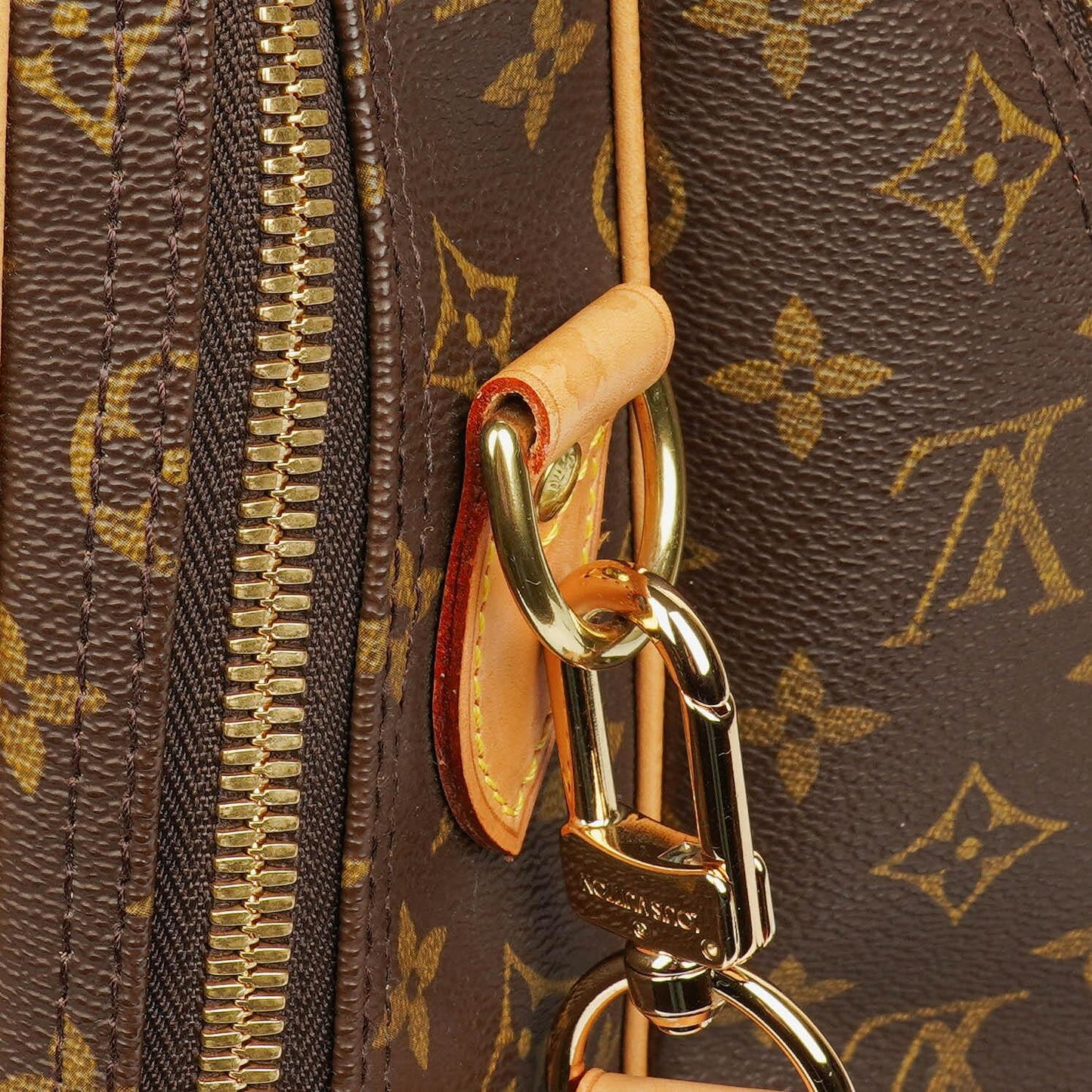 Louis Vuitton Alize 55 Monogram beschichtete Canvas Reisetasche