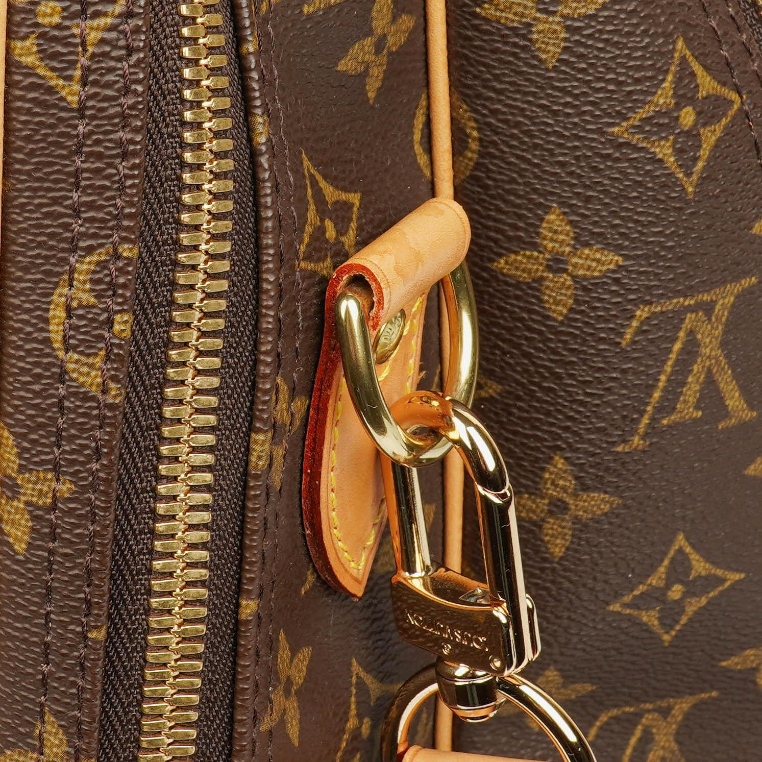 Louis Vuitton Alize 55 Monogram beschichtete Canvas Reisetasche