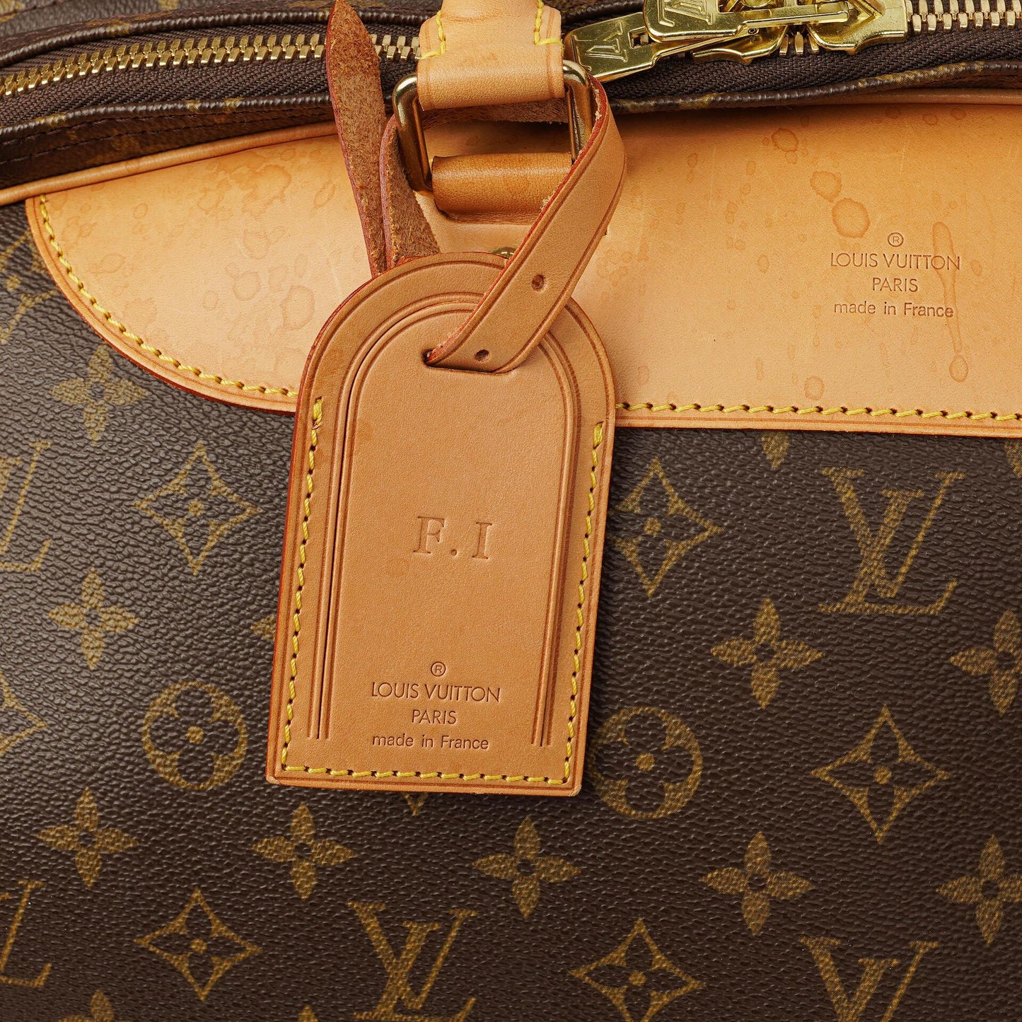 Louis Vuitton Alize 55 Monogram beschichtete Canvas Reisetasche