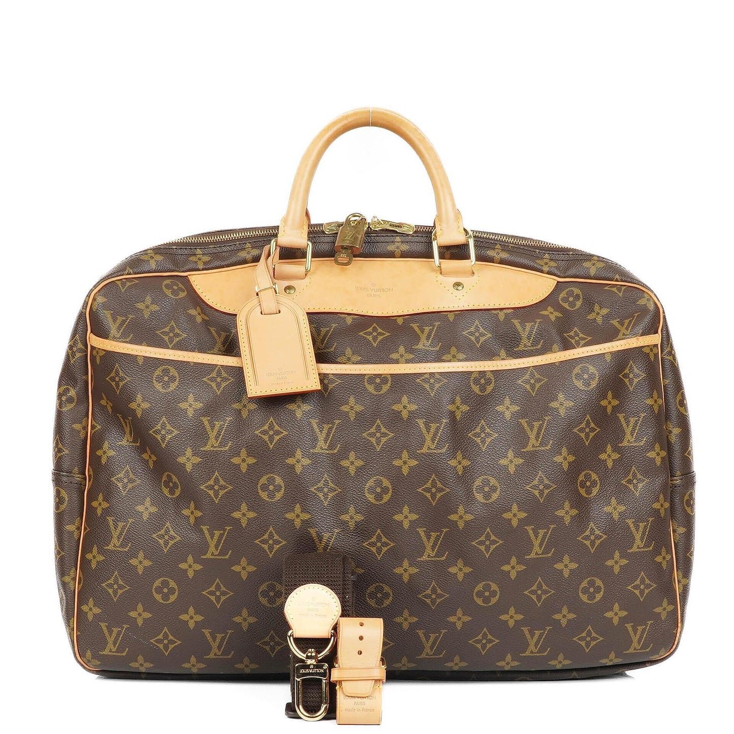 Louis Vuitton Alize Reisetasche aus Monogram beschichtetem Canvas