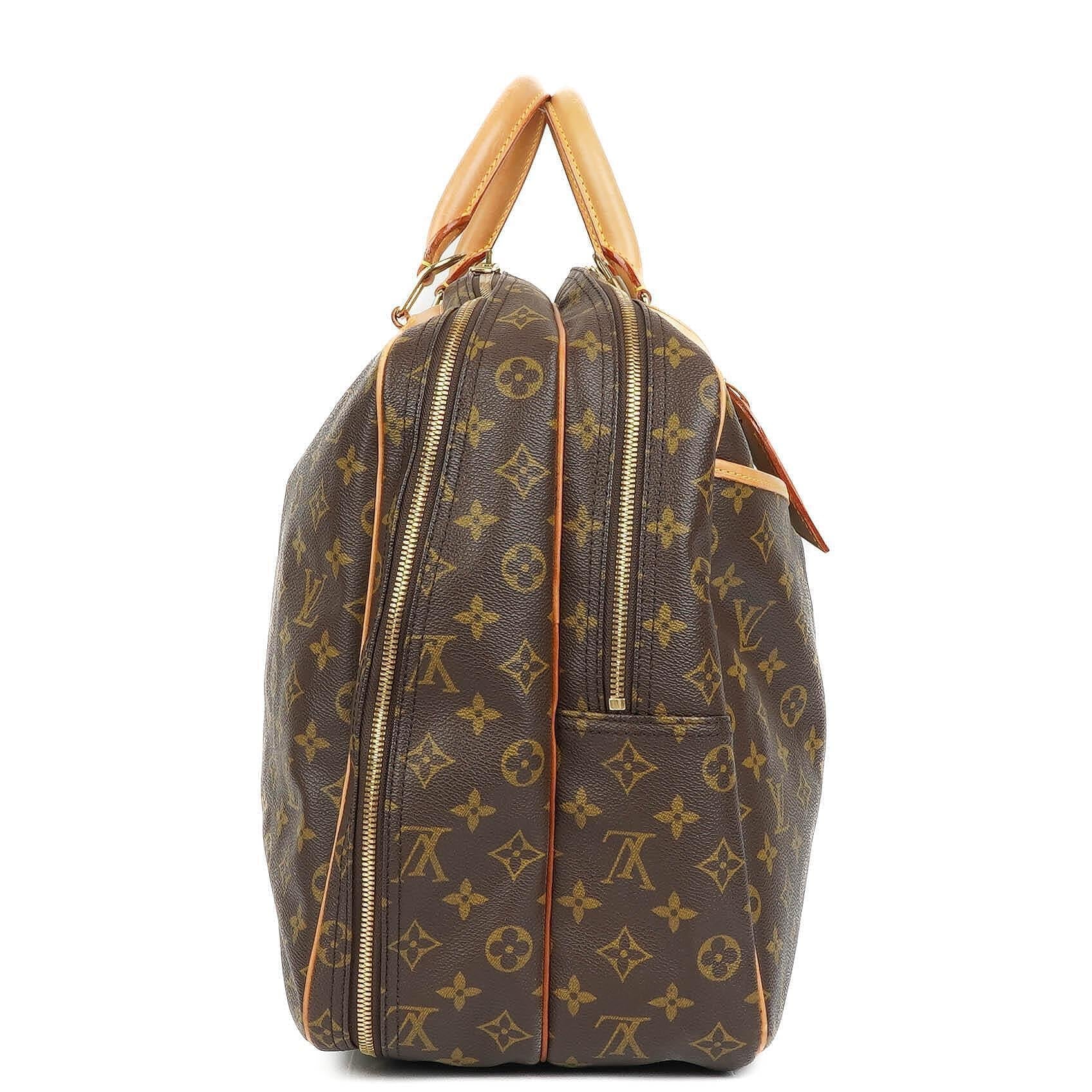 Louis Vuitton Alize Reisetasche aus Monogram beschichtetem Canvas