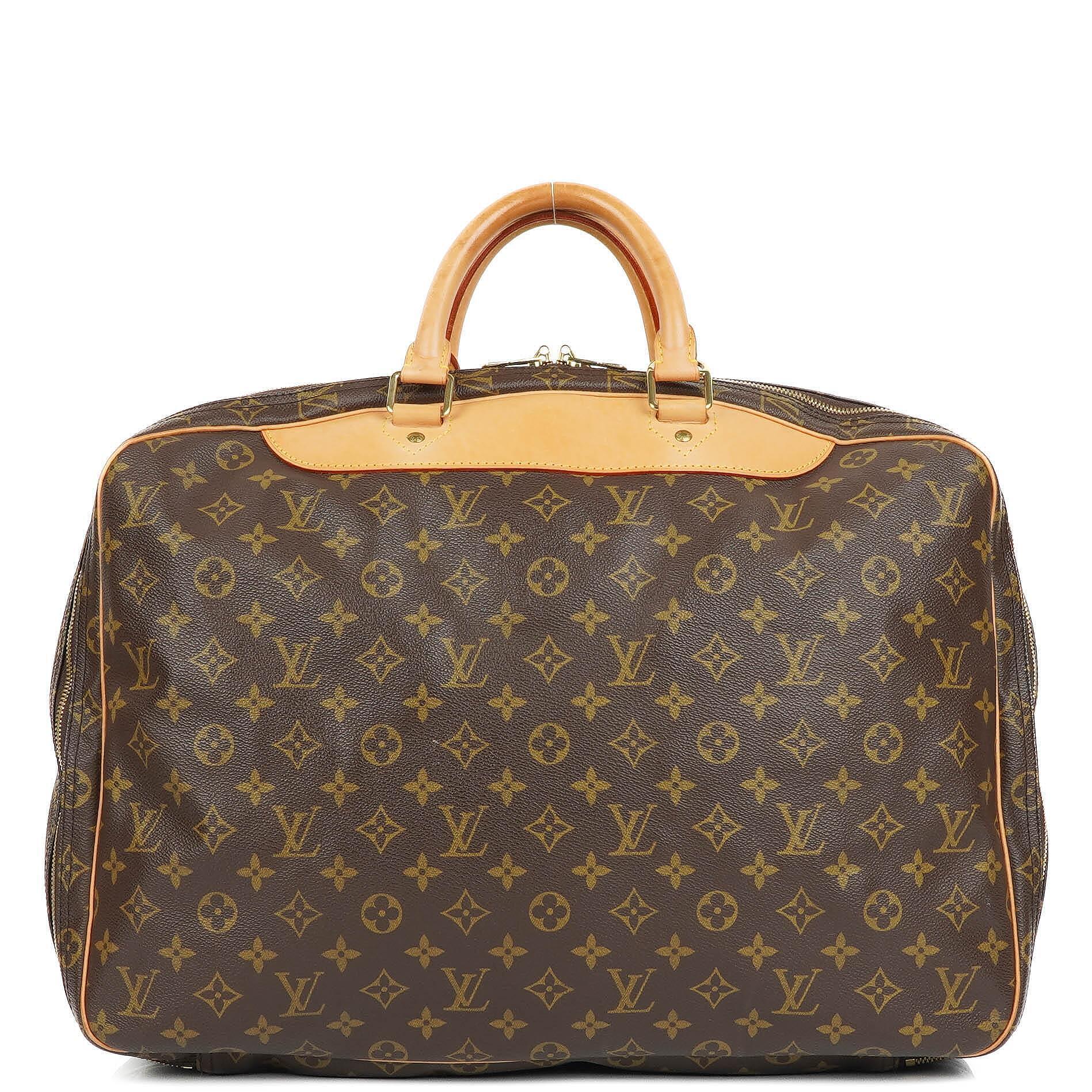 Louis Vuitton Alize Reisetasche aus Monogram beschichtetem Canvas