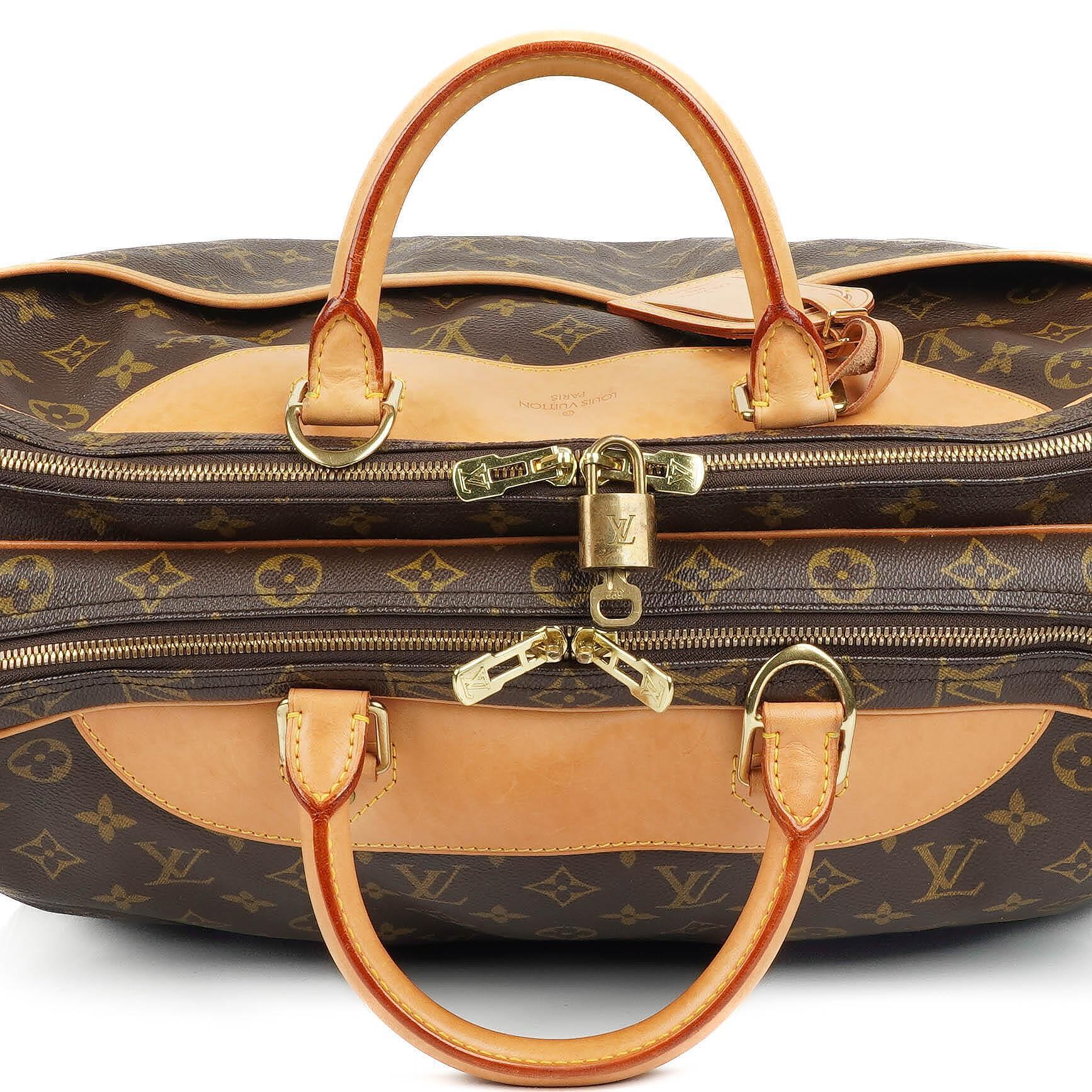 Louis Vuitton Alize Reisetasche aus Monogram beschichtetem Canvas