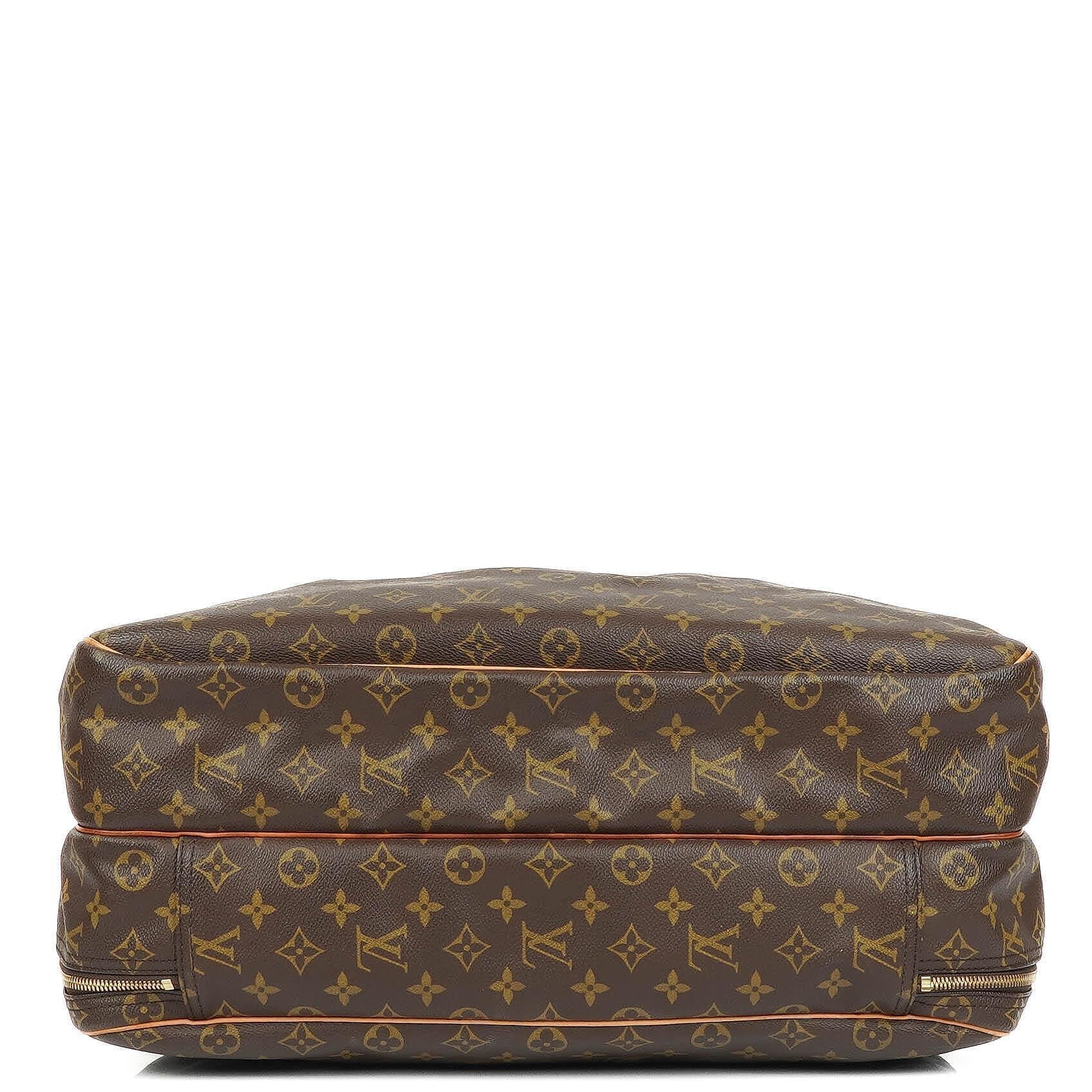 Louis Vuitton Alize Reisetasche aus Monogram beschichtetem Canvas