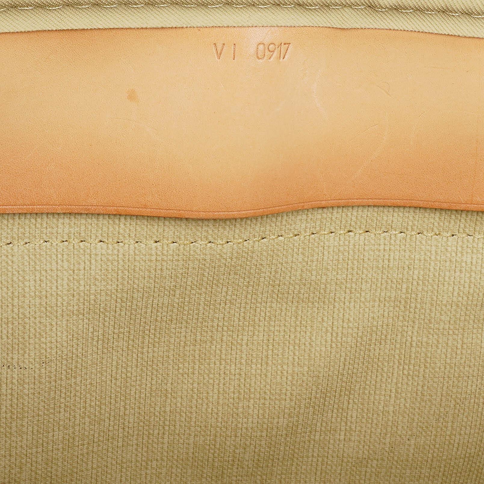 Louis Vuitton Alize Reisetasche aus Monogram beschichtetem Canvas