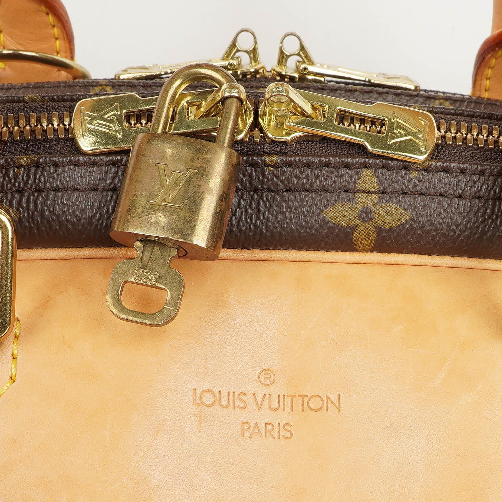 Louis Vuitton Alize Reisetasche aus Monogram beschichtetem Canvas