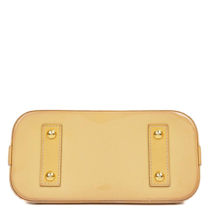 Louis Vuitton Alma BB Beige Monogram Vernis Lederhandtasche, 2013