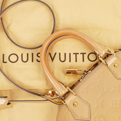 Louis Vuitton Alma BB Beige Monogram Vernis Lederhandtasche, 2013