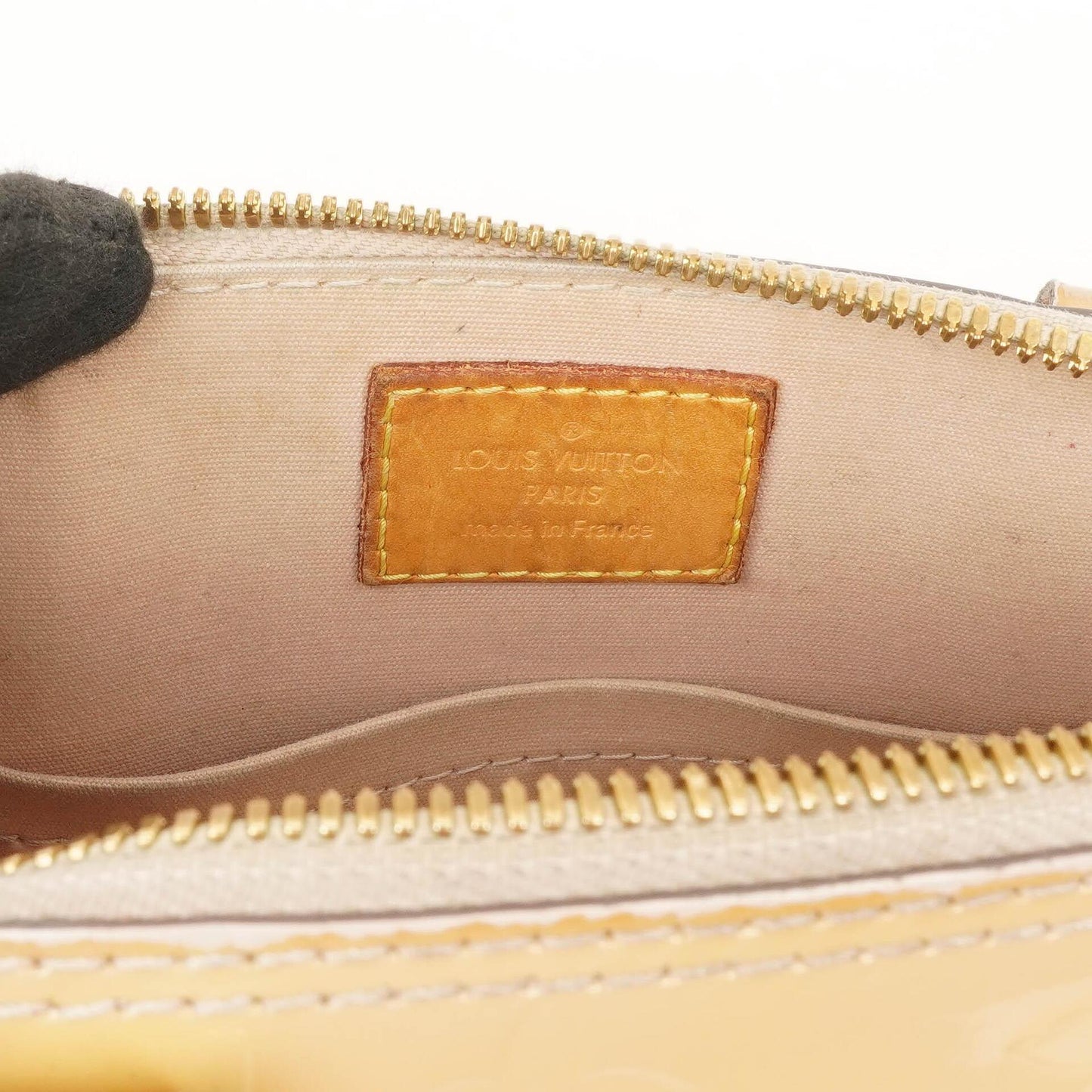 Louis Vuitton Alma BB Beige Monogram Vernis Lederhandtasche, 2013