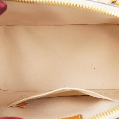 Louis Vuitton Alma BB Beigefarbene Monogram Vernis Leder Handtasche