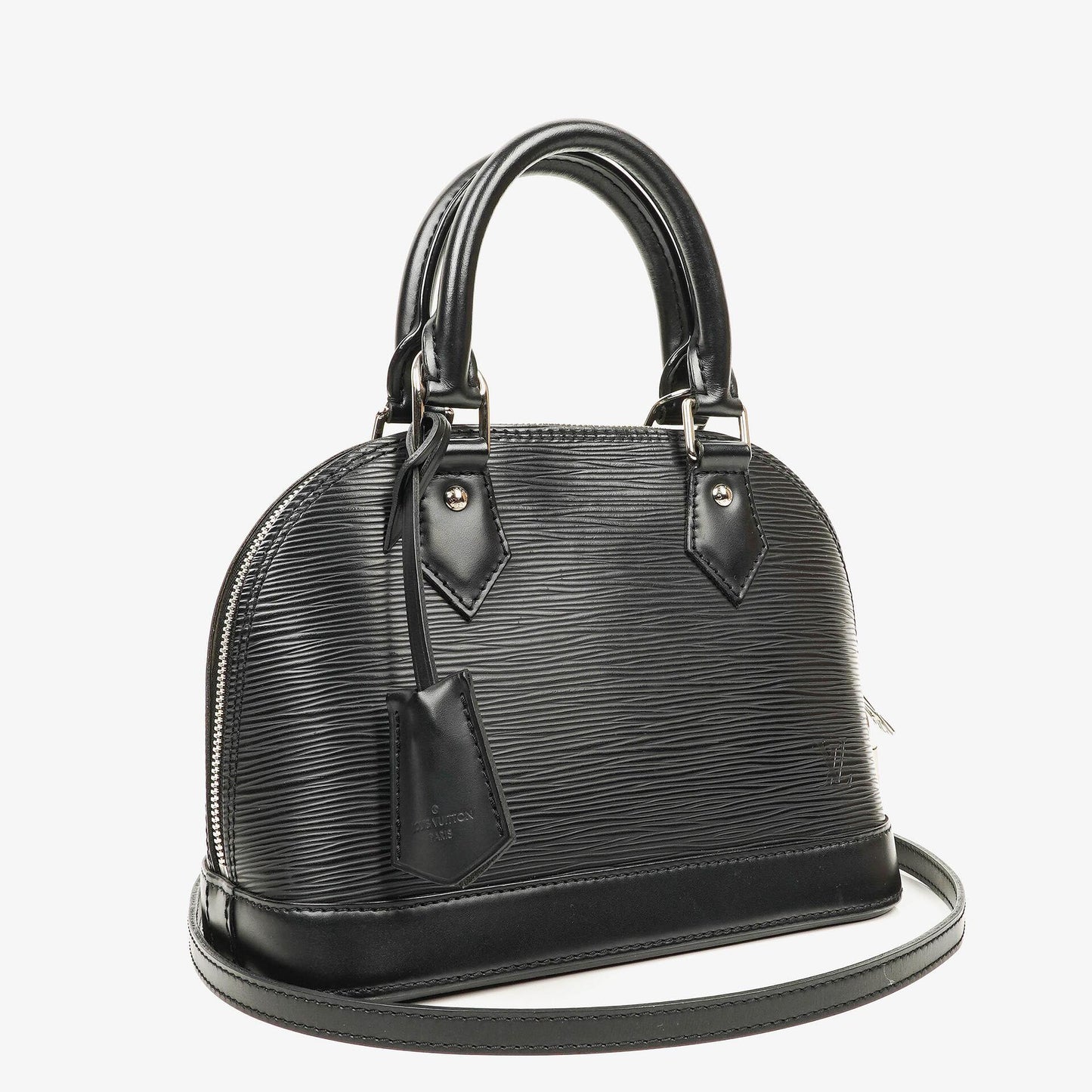 Louis Vuitton Alma BB Handtasche aus schwarzem Epi-Leder