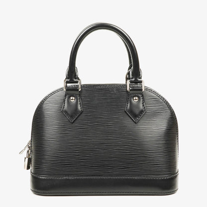 Louis Vuitton Alma BB Handtasche aus schwarzem Epi-Leder