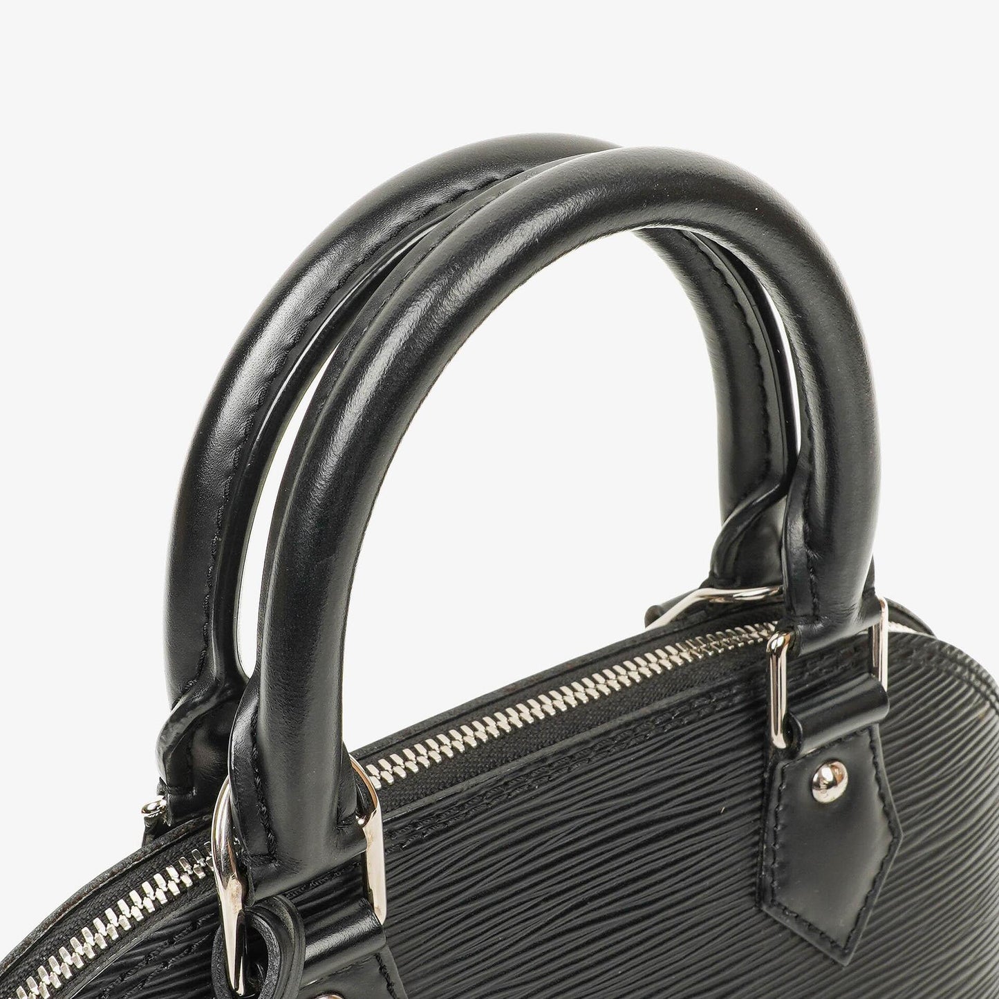 Louis Vuitton Alma BB Handtasche aus schwarzem Epi-Leder