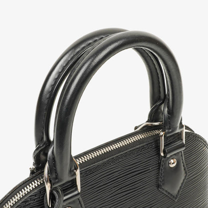 Louis Vuitton Alma BB Handtasche aus schwarzem Epi-Leder