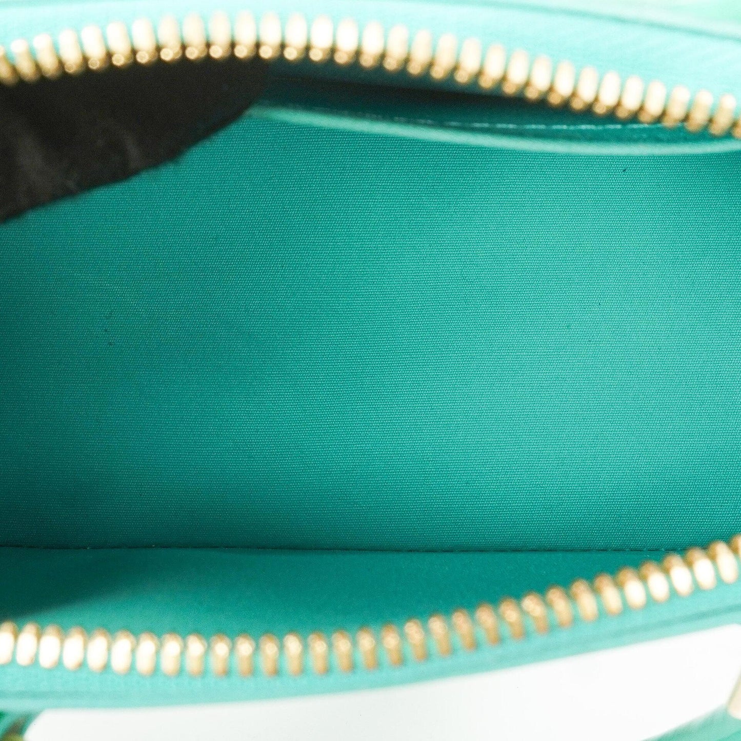 Louis Vuitton Alma BB Blue Lagon Monogram Vernis Leder Umhängetasche