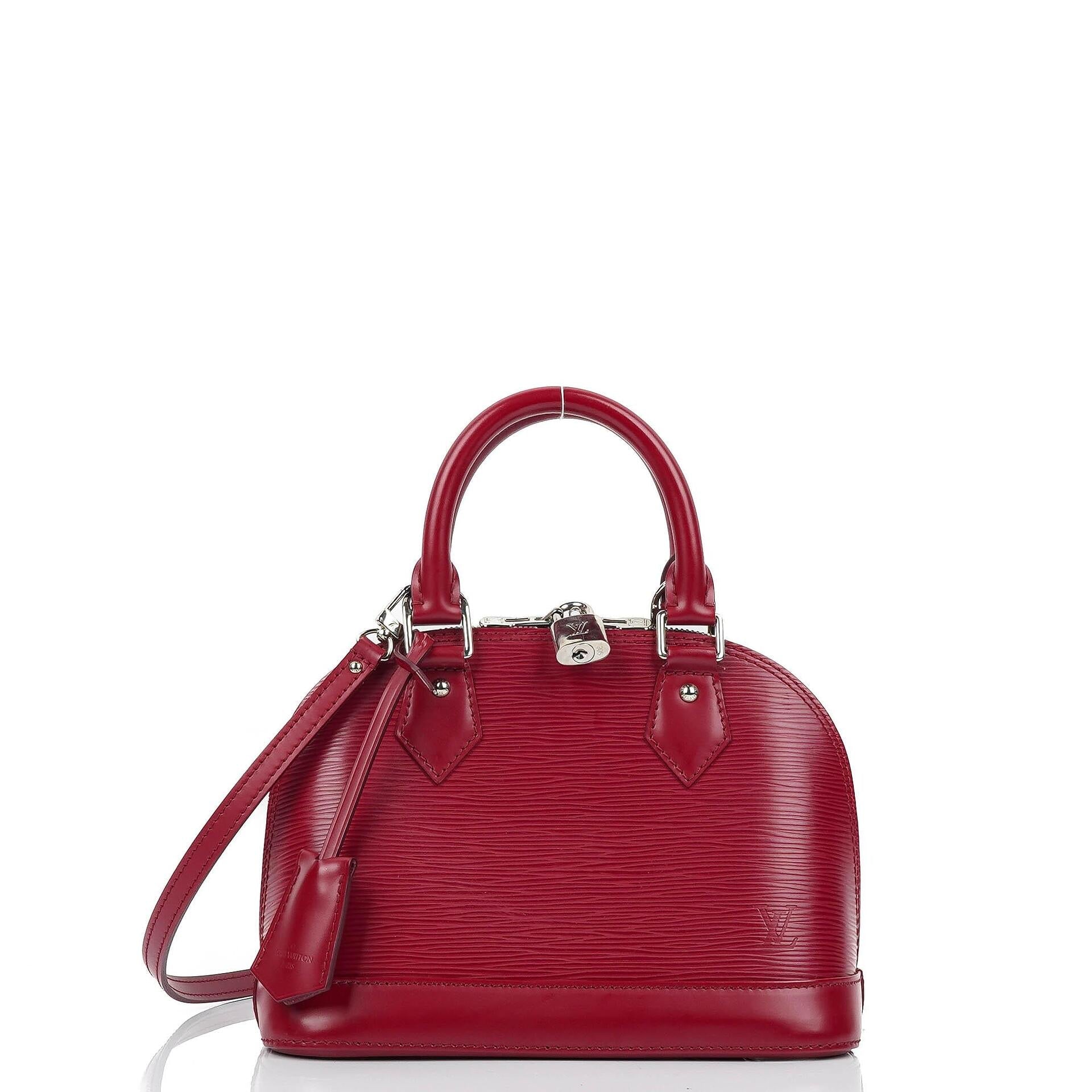 Louis Vuitton Alma BB Fuchsia EPI-Leder Handtasche
