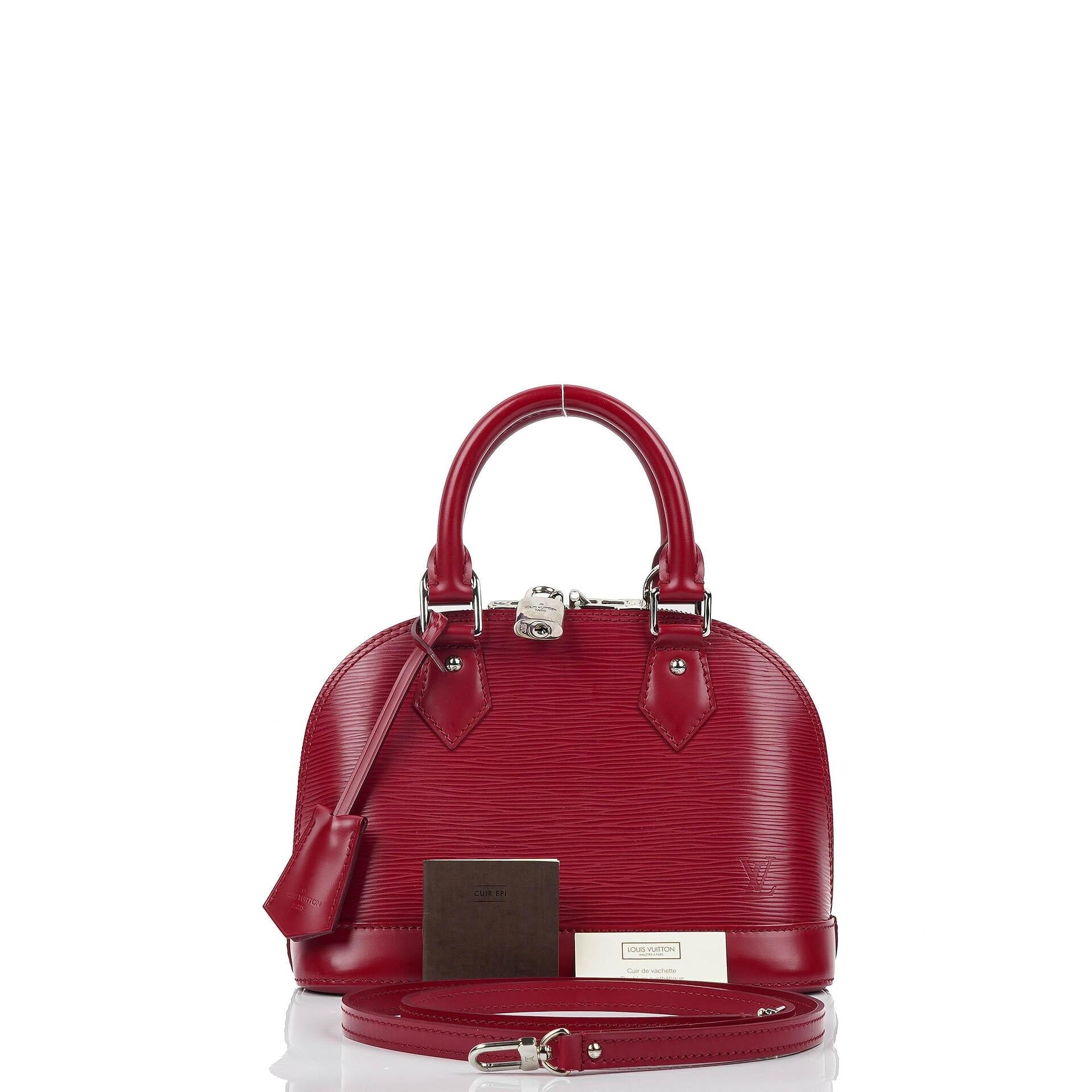 Louis Vuitton Alma BB Fuchsia EPI-Leder Handtasche