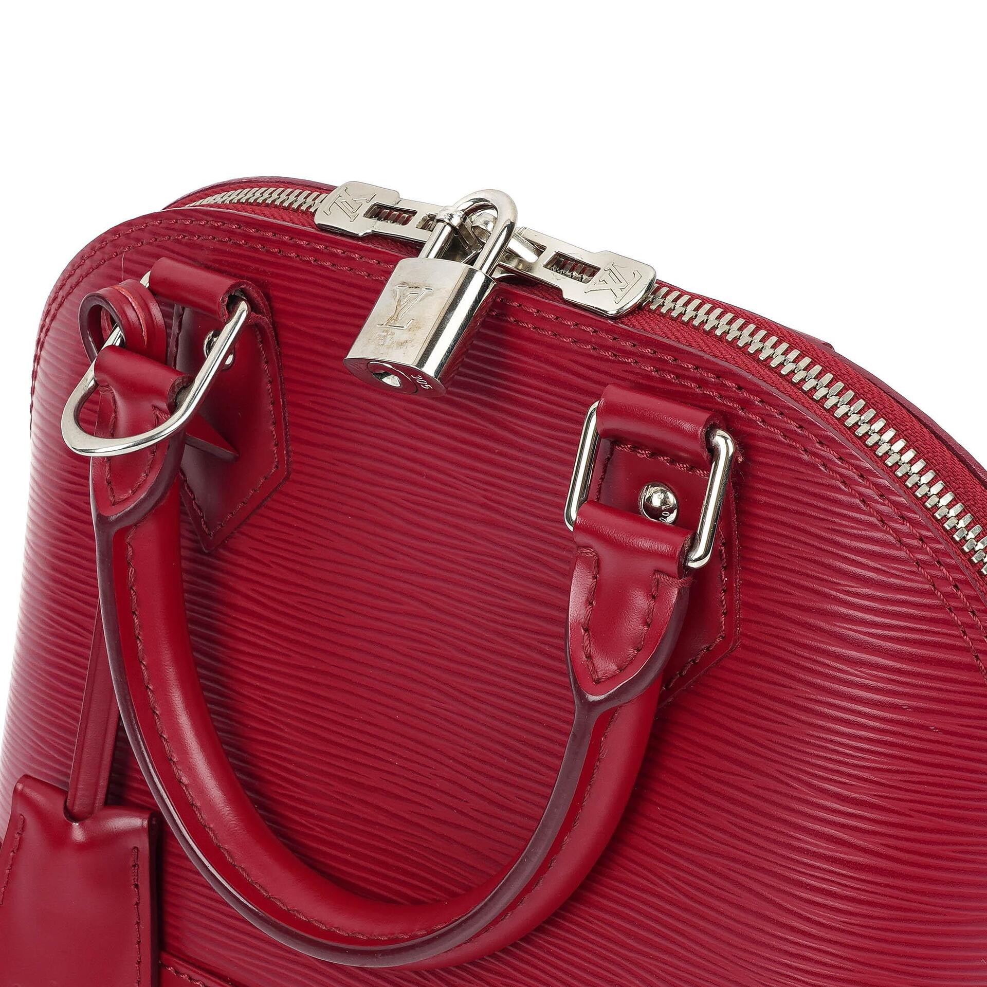 Louis Vuitton Alma BB Fuchsia EPI-Leder Handtasche