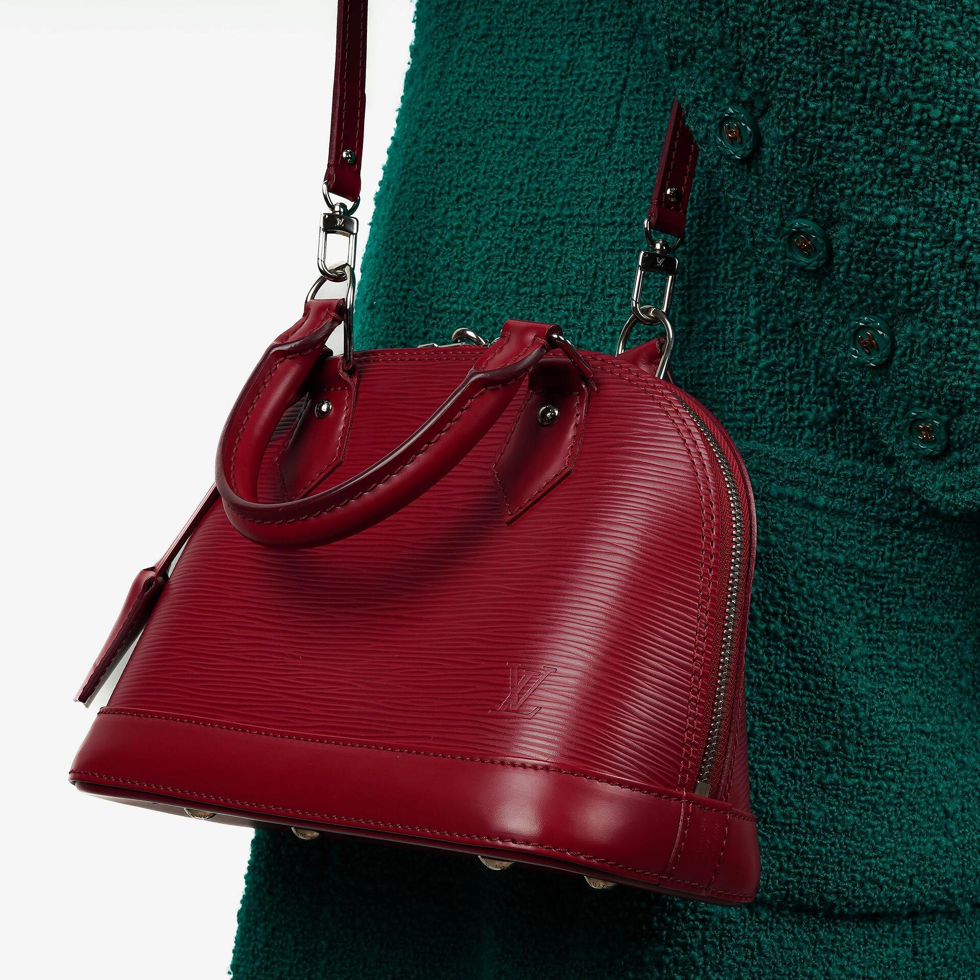 Louis Vuitton Alma BB Fuchsia EPI-Leder Handtasche