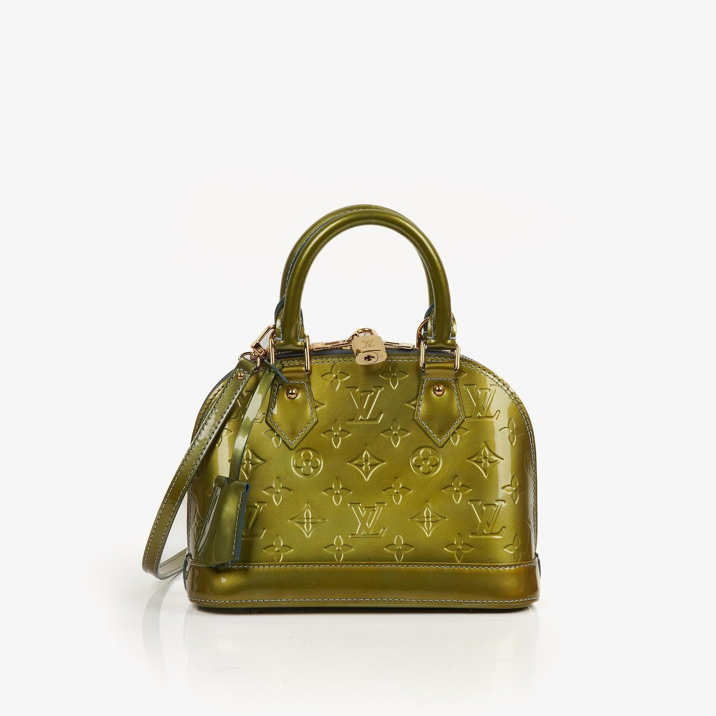 Louis Vuitton Alma BB Tasche Givre Monogram Vernis Leder 2011