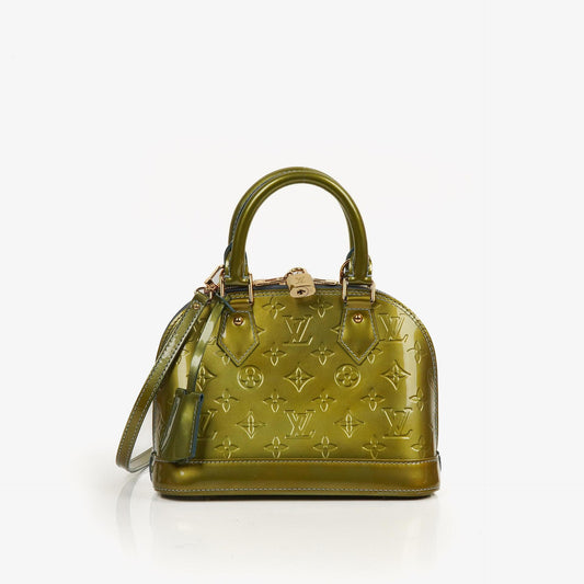 Louis Vuitton Alma BB Tasche Givre Monogram Vernis Leder 2011