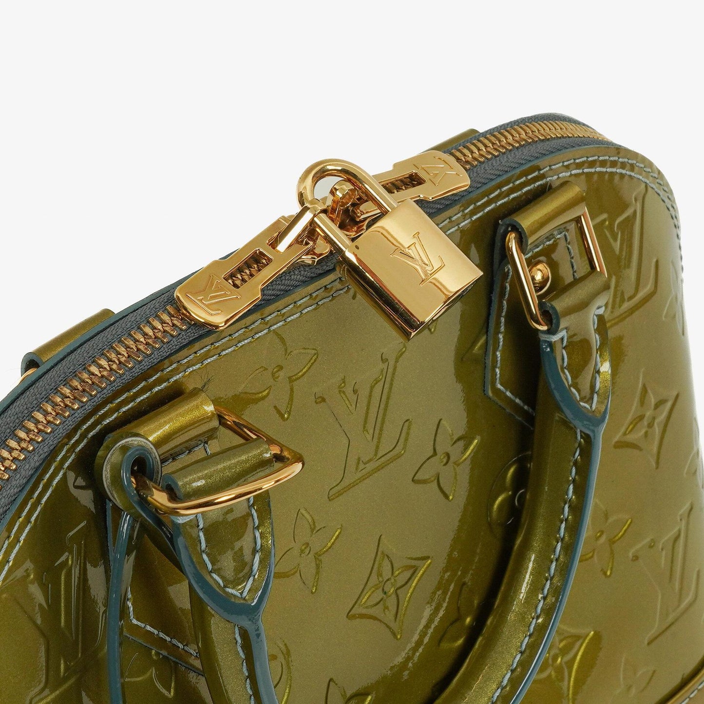 Louis Vuitton Alma BB Tasche Givre Monogram Vernis Leder 2011