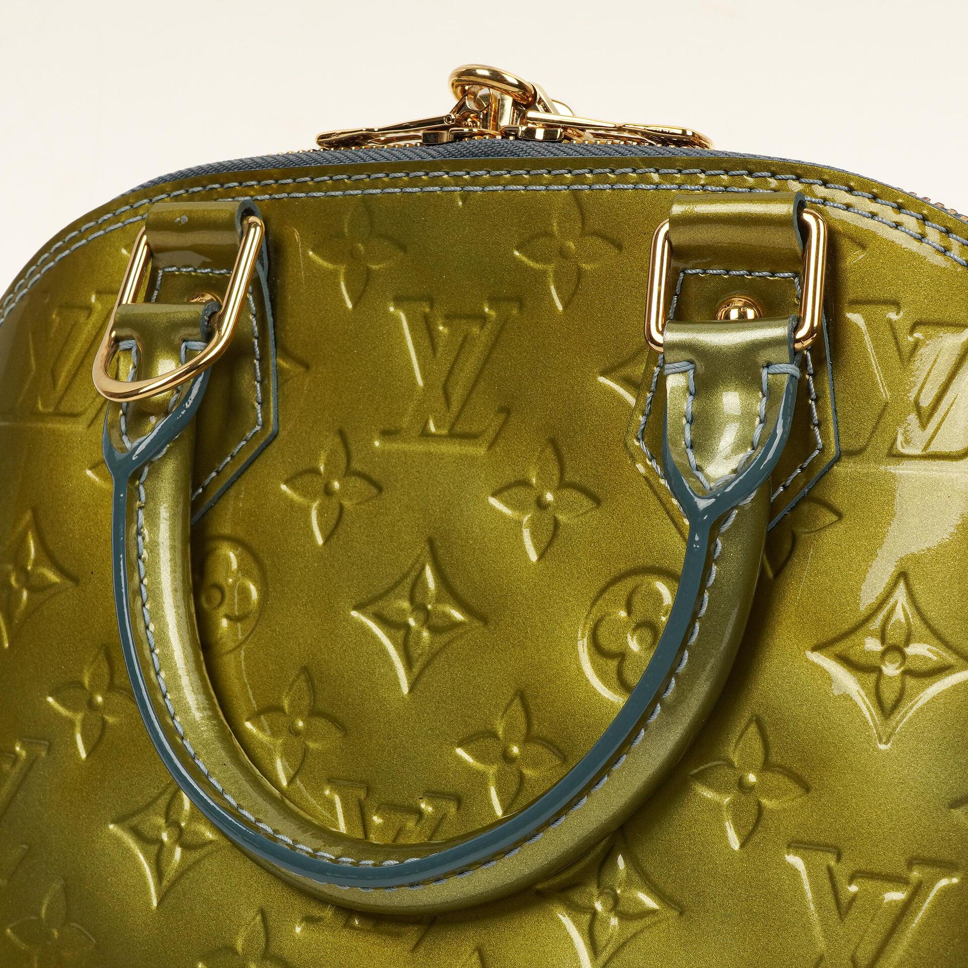 Louis Vuitton Alma BB Tasche Givre Monogram Vernis Leder 2011