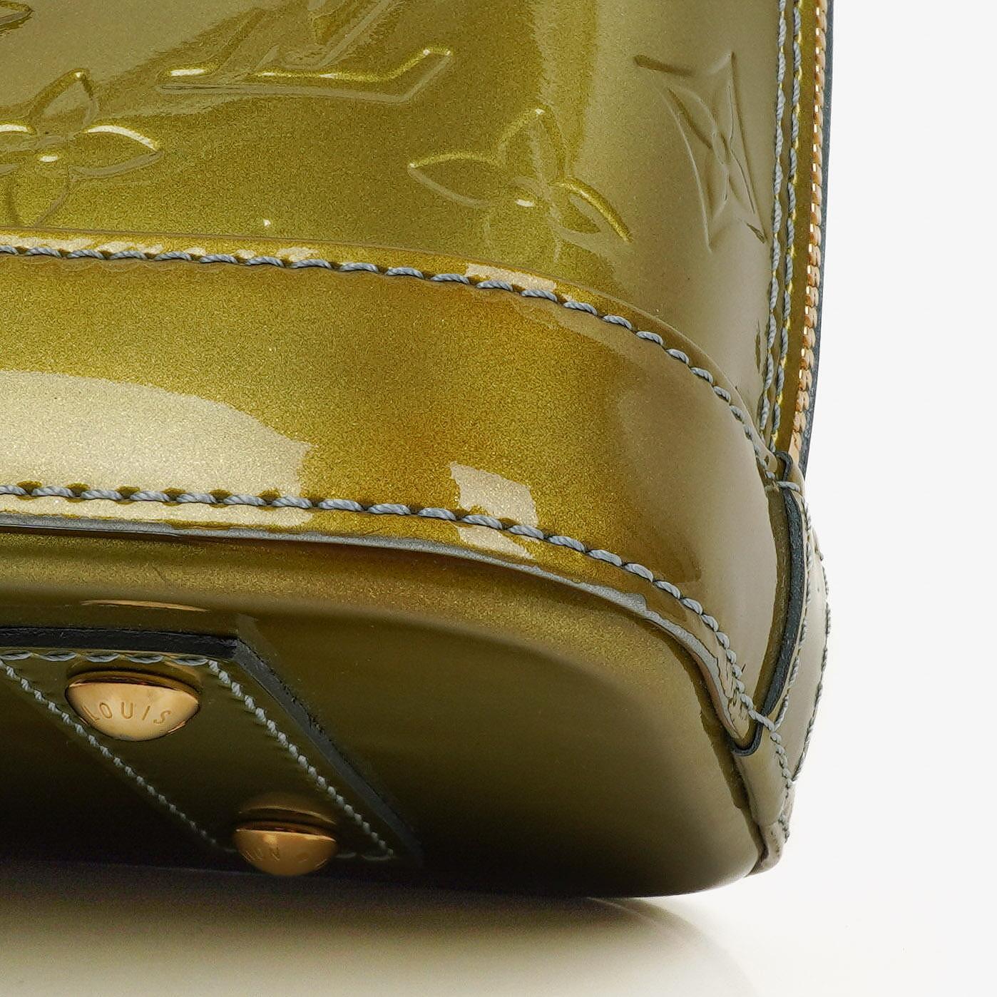Louis Vuitton Alma BB Tasche Givre Monogram Vernis Leder 2011