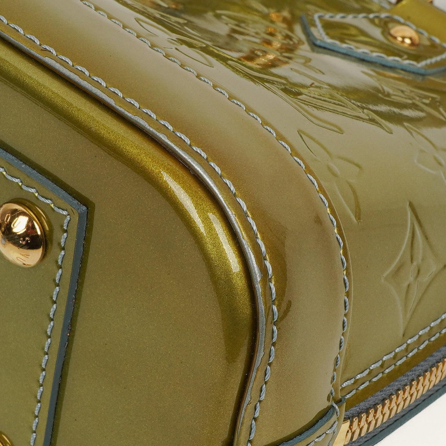 Louis Vuitton Alma BB Tasche Givre Monogram Vernis Leder 2011