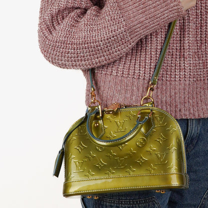 Louis Vuitton Alma BB Tasche Givre Monogram Vernis Leder 2011