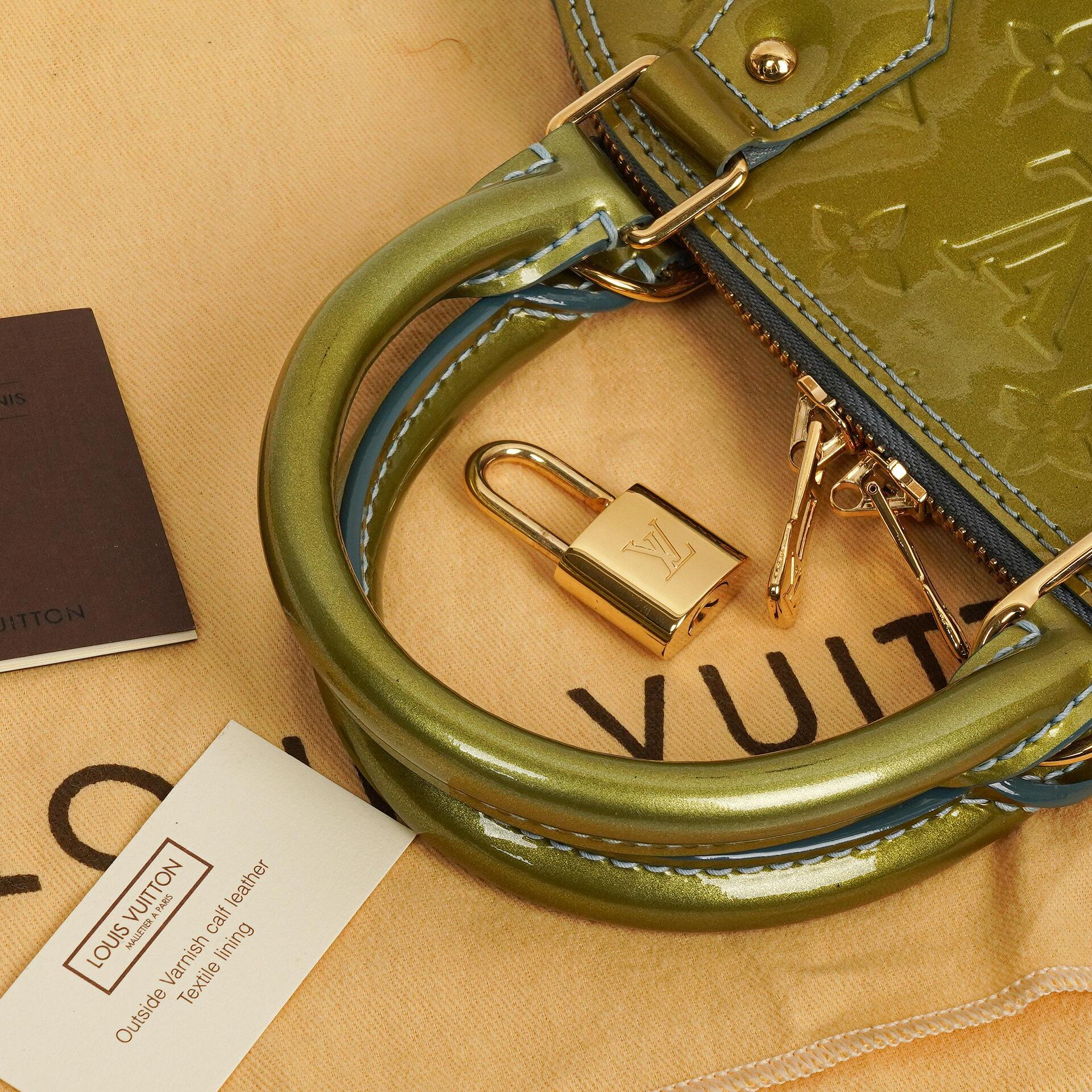 Louis Vuitton Alma BB Tasche Givre Monogram Vernis Leder 2011