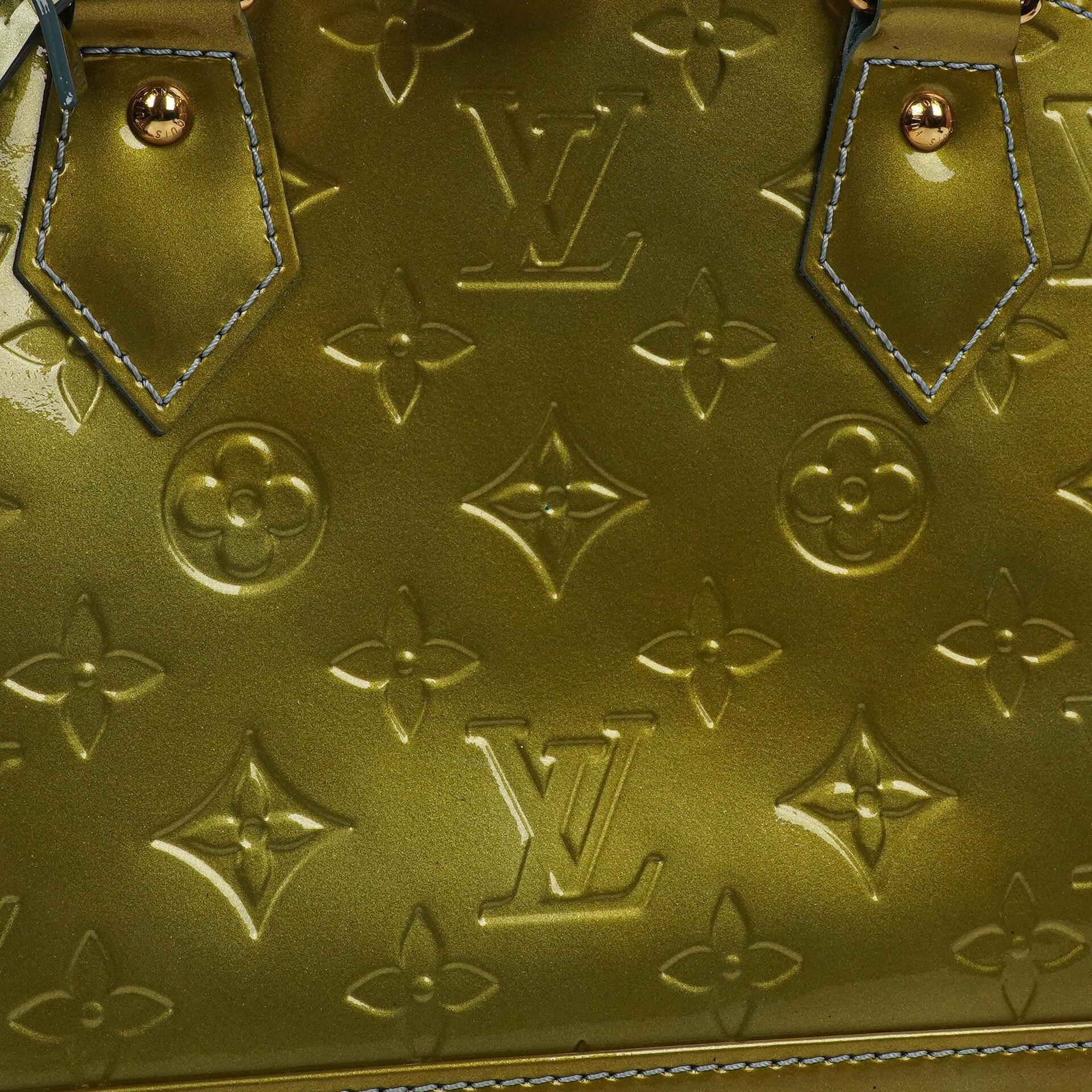 Louis Vuitton Alma BB Tasche Givre Monogram Vernis Leder 2011