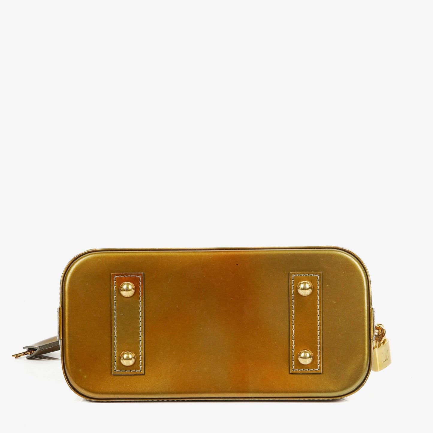 Louis Vuitton Alma BB Tasche aus Monogram Vernis Leder in Givre