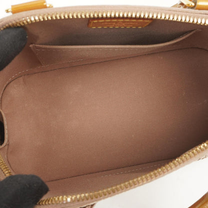 Louis Vuitton Alma BB Gold Poudre Monogram Vernis Leder Handtasche