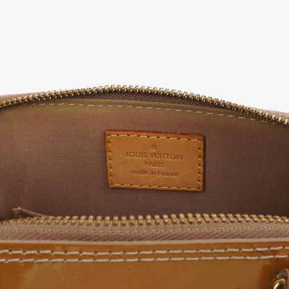 Louis Vuitton Alma BB Gold Poudre Monogram Vernis Leder Handtasche