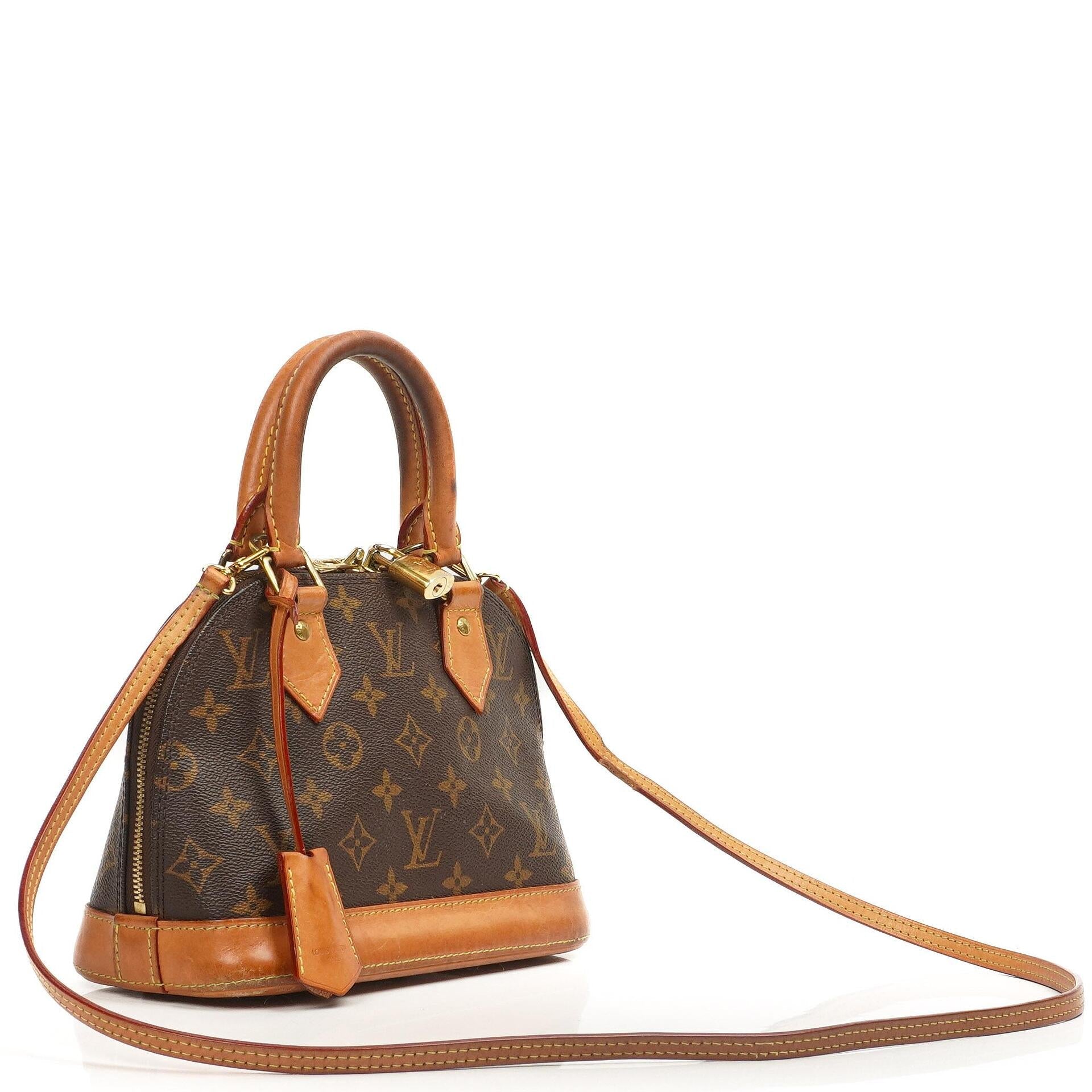 Louis Vuitton Alma BB Monogram Canvas Tasche