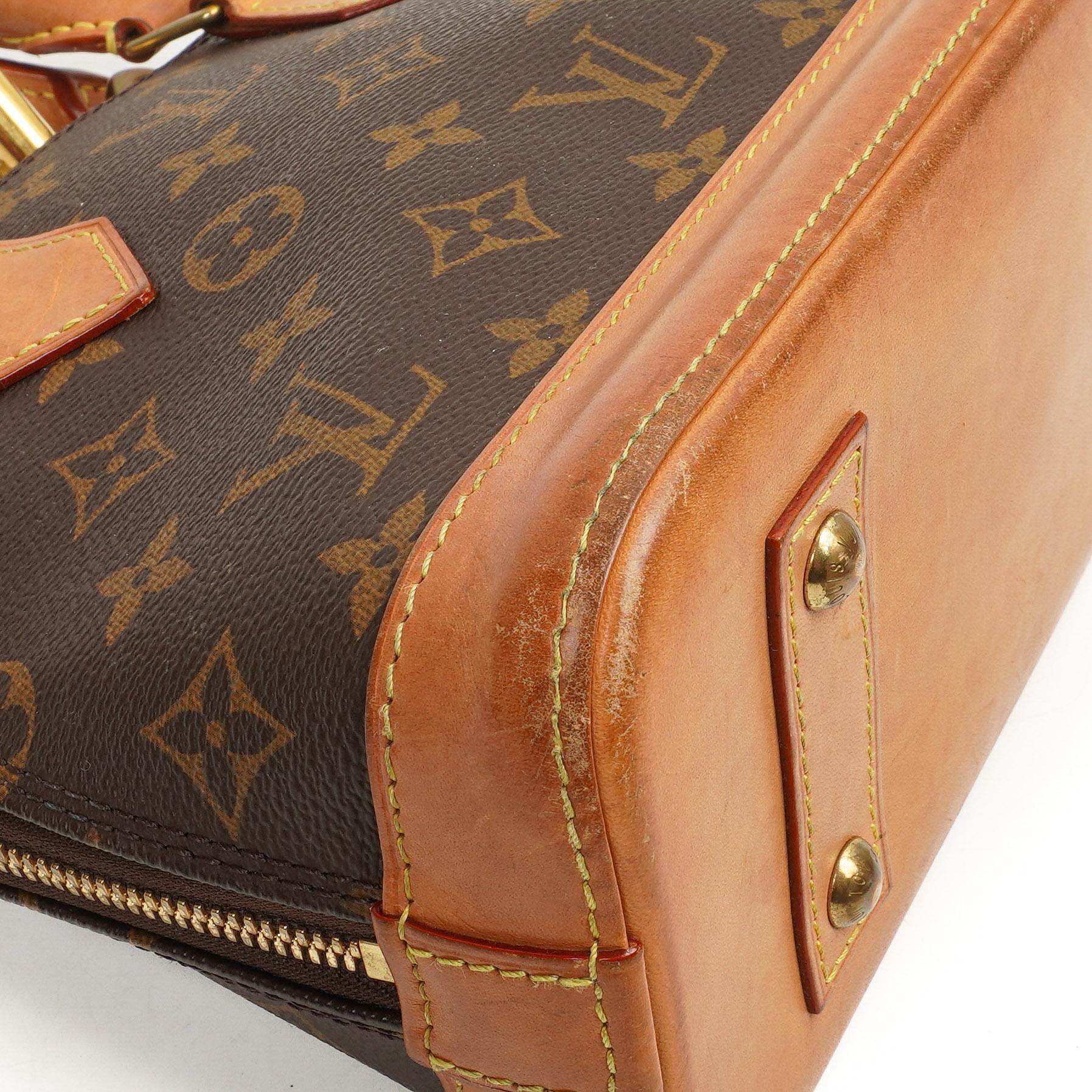 Louis Vuitton Alma BB Monogram Canvas Tasche