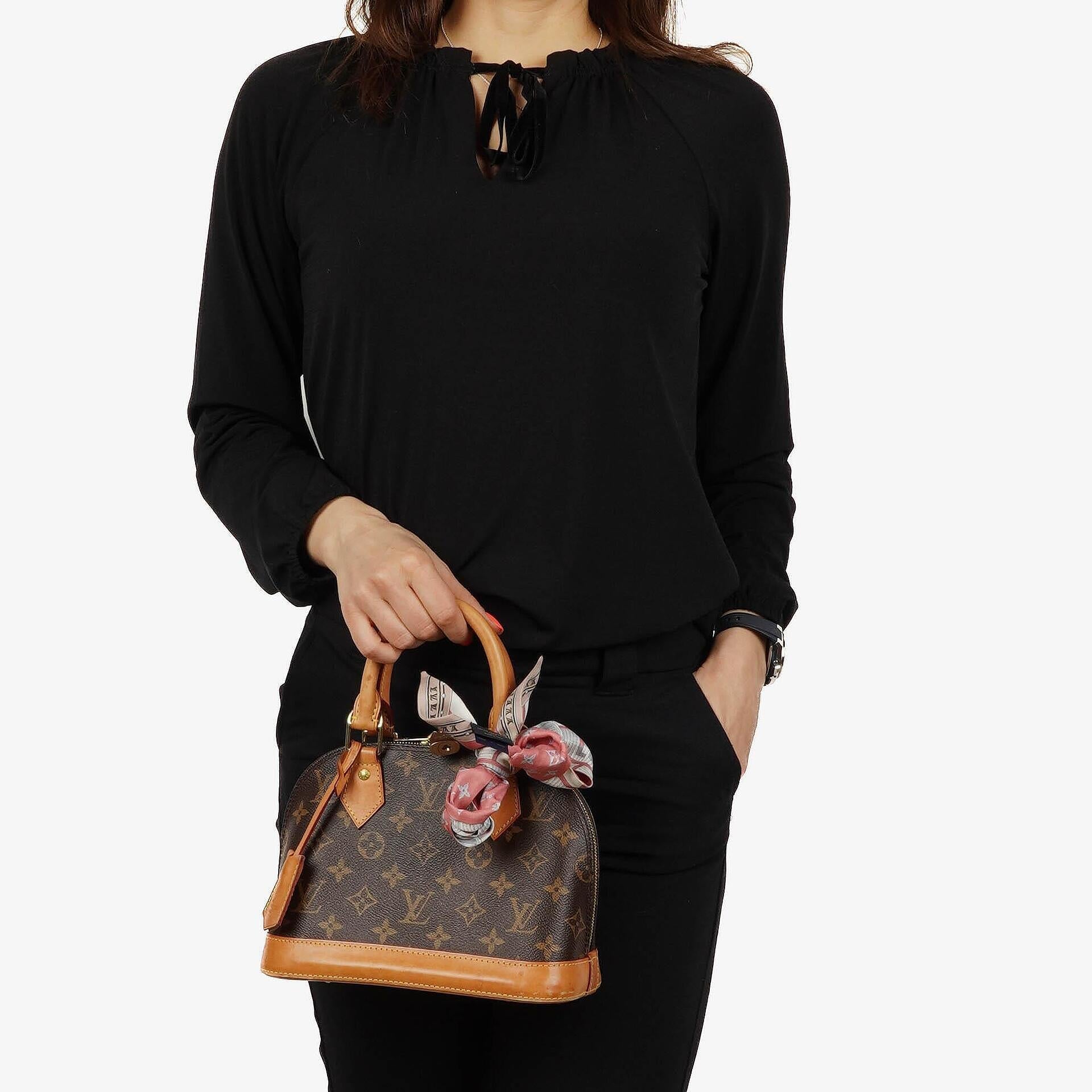 Louis Vuitton Alma BB Monogram Canvas Handtasche