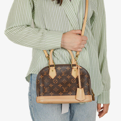 Louis Vuitton Alma BB Monogram Canvas Handtasche
